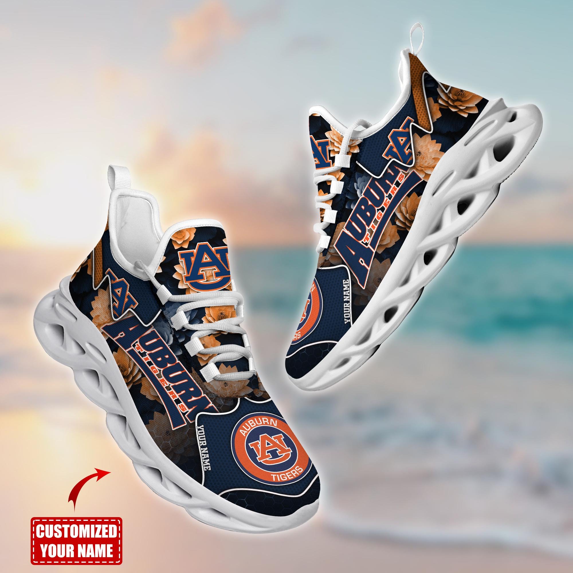 Auburn Tigers Custom Sports Clunky Sneakers For Sports Fans, Gift For Football Lovers TT59081