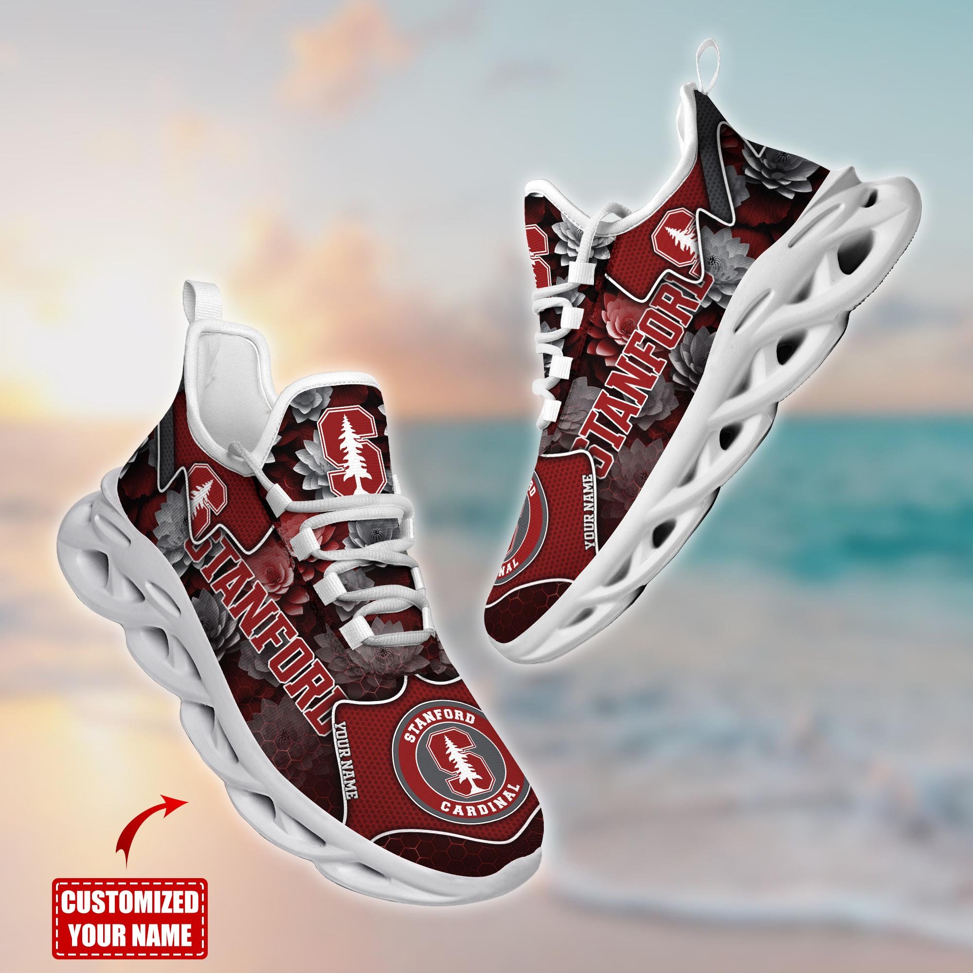 Stanford Cardinal Custom Sports Clunky Sneakers For Sports Fans, Gift For Football Lovers TT59081