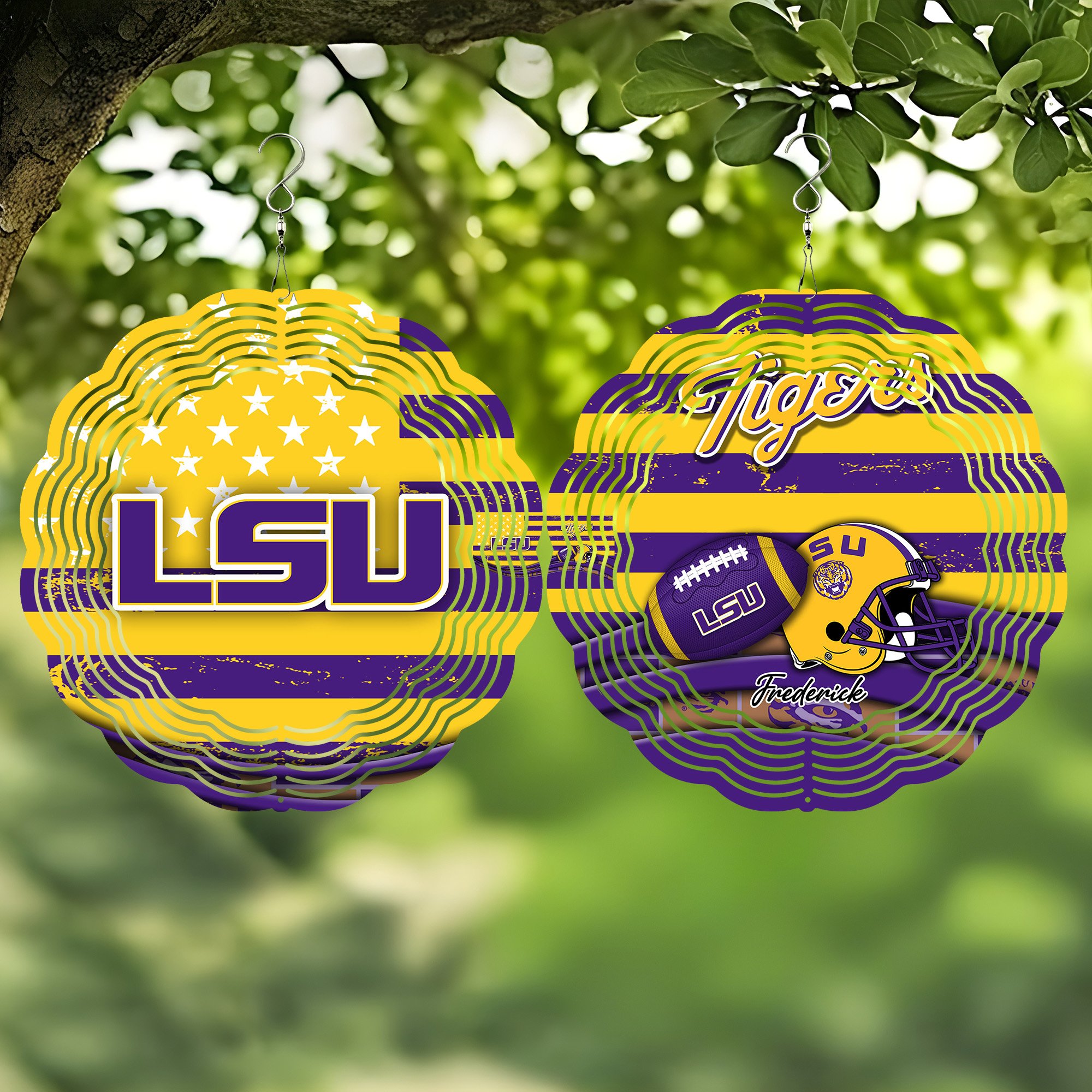 LSU TIGERS Wind Spinner Trending For This Season New Arrivals T59979