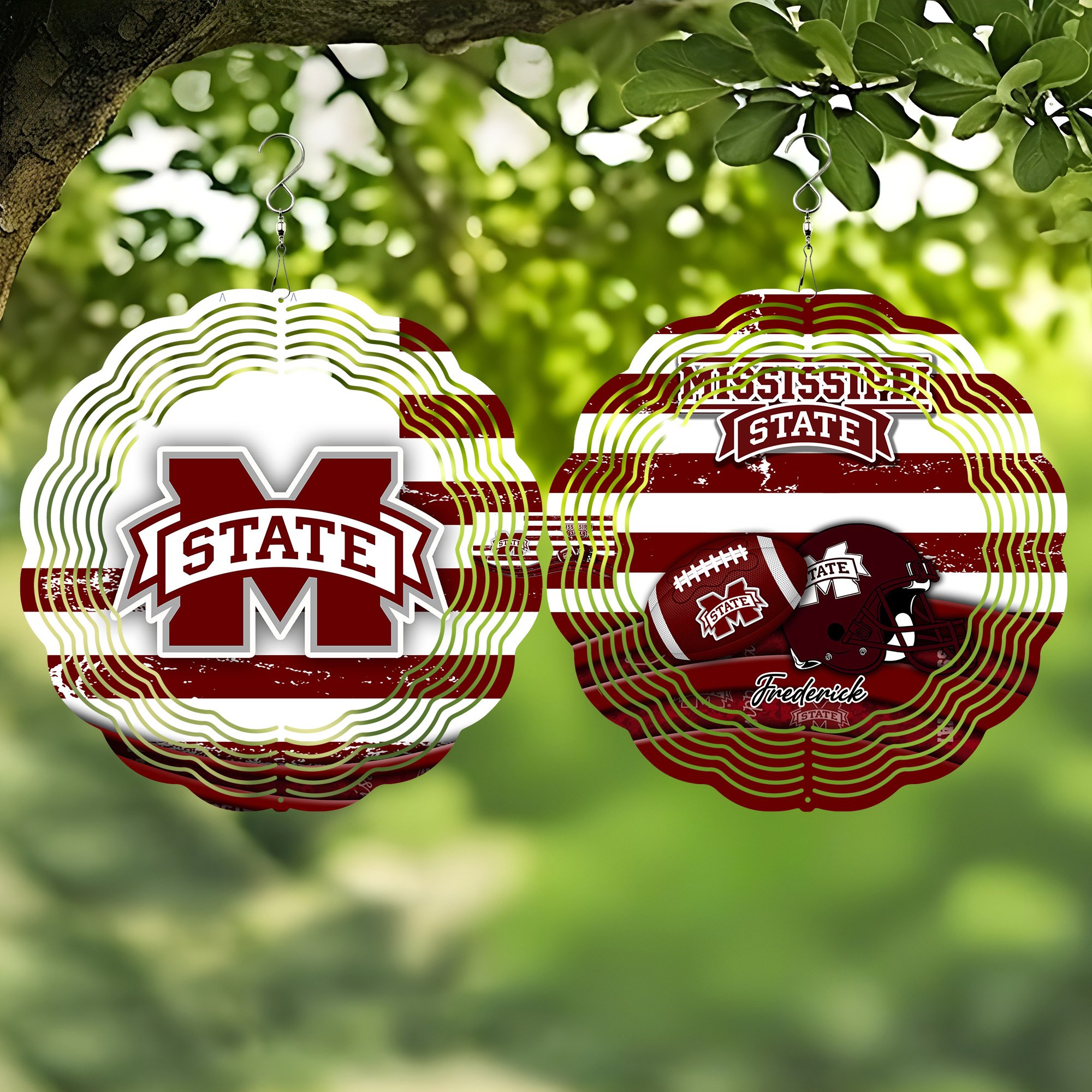 Mississippi State Bulldogs Wind Spinner Trending For This Season New Arrivals T59979