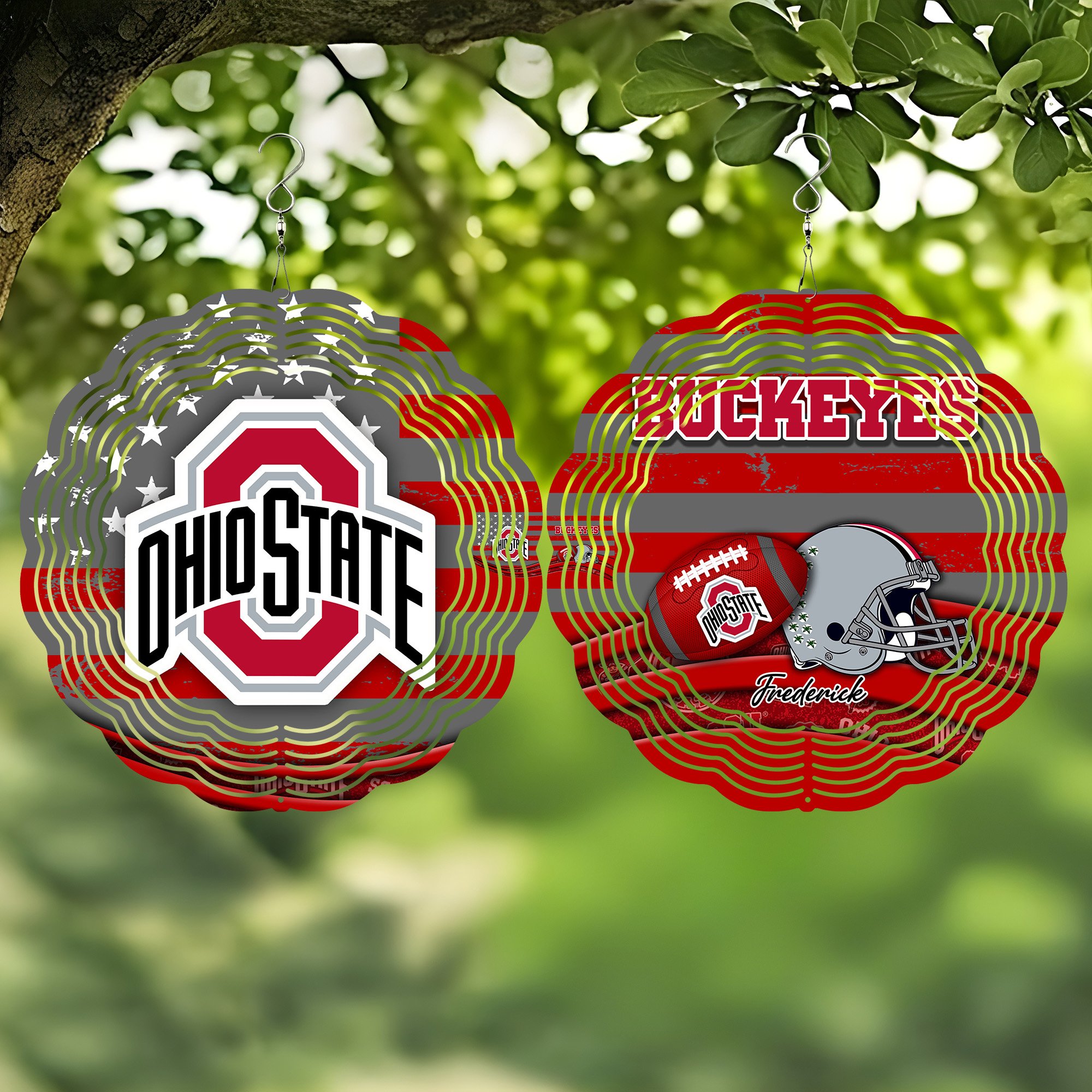 Ohio State Buckeyes Wind Spinner Trending For This Season New Arrivals T59979