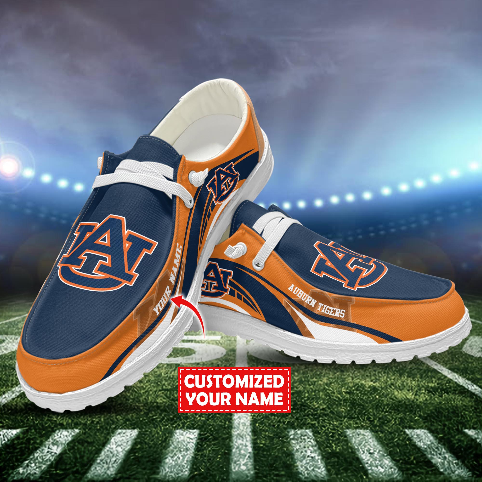 Auburn Tigers Hey Dude Shoes Custom Trending New Arrivals H52536