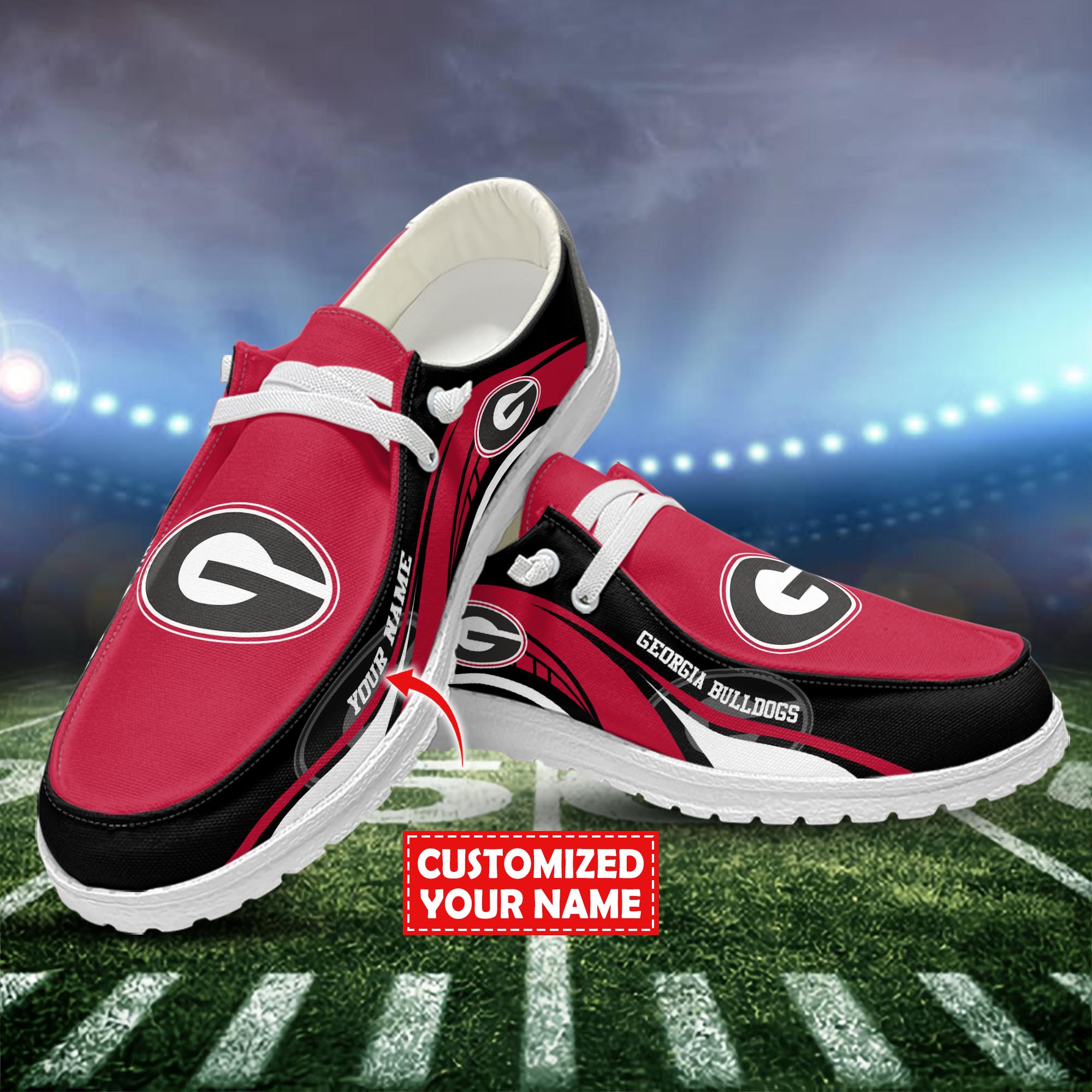 Georgia Bulldogs Hey Dude Shoes Custom Trending New Arrivals H52536