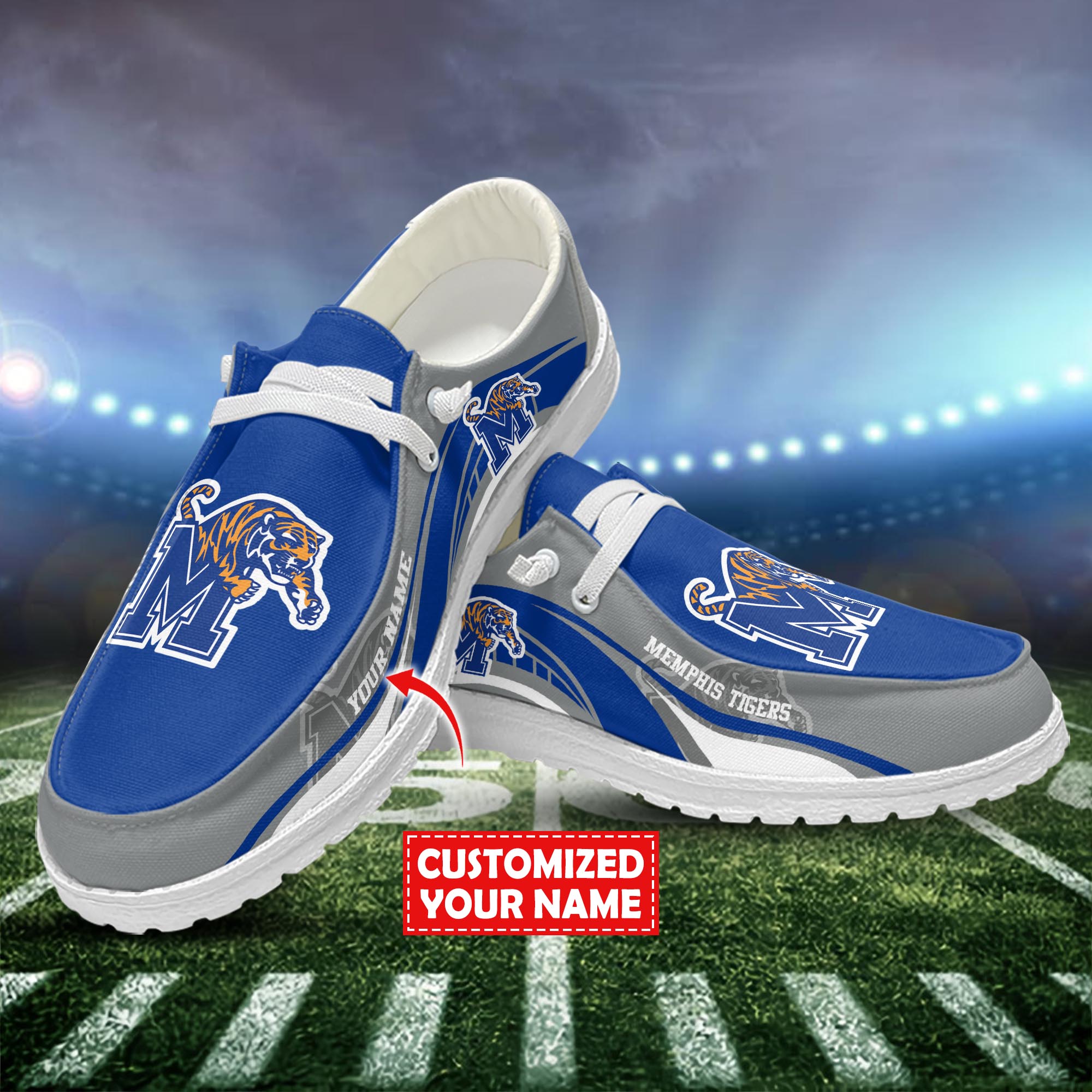 Memphis Tigers Hey Dude Shoes Custom Trending New Arrivals H52536