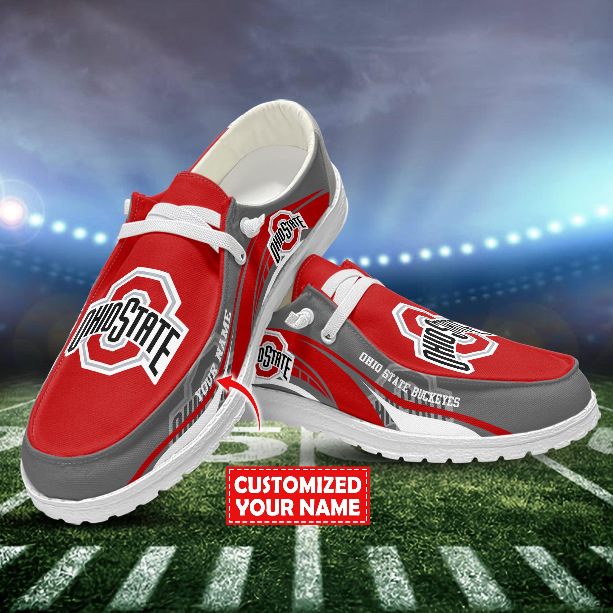 Ohio State Buckeyes Hey Dude Shoes Custom Trending New Arrivals H52536