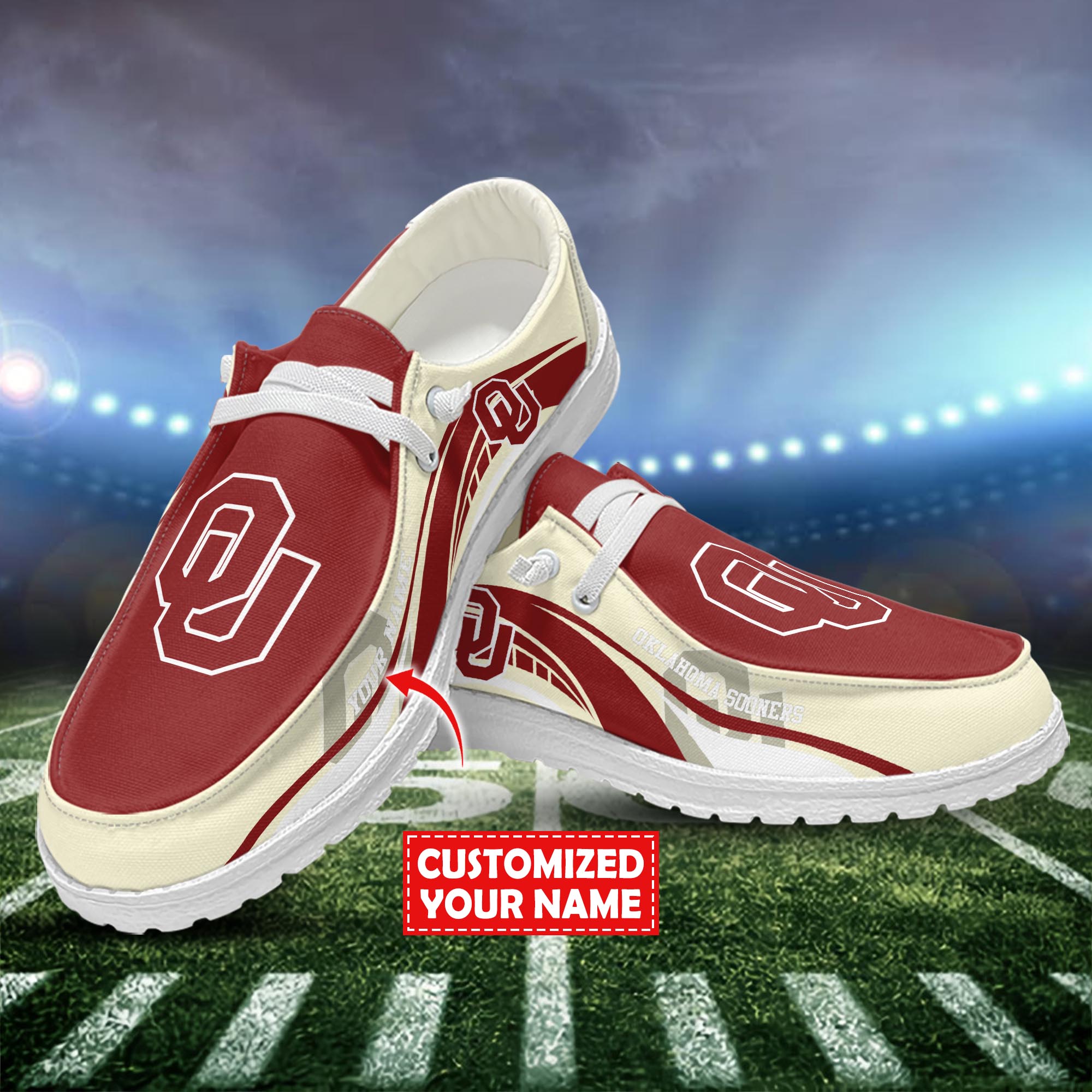 Oklahoma Sooners Hey Dude Shoes Custom Trending New Arrivals H52536