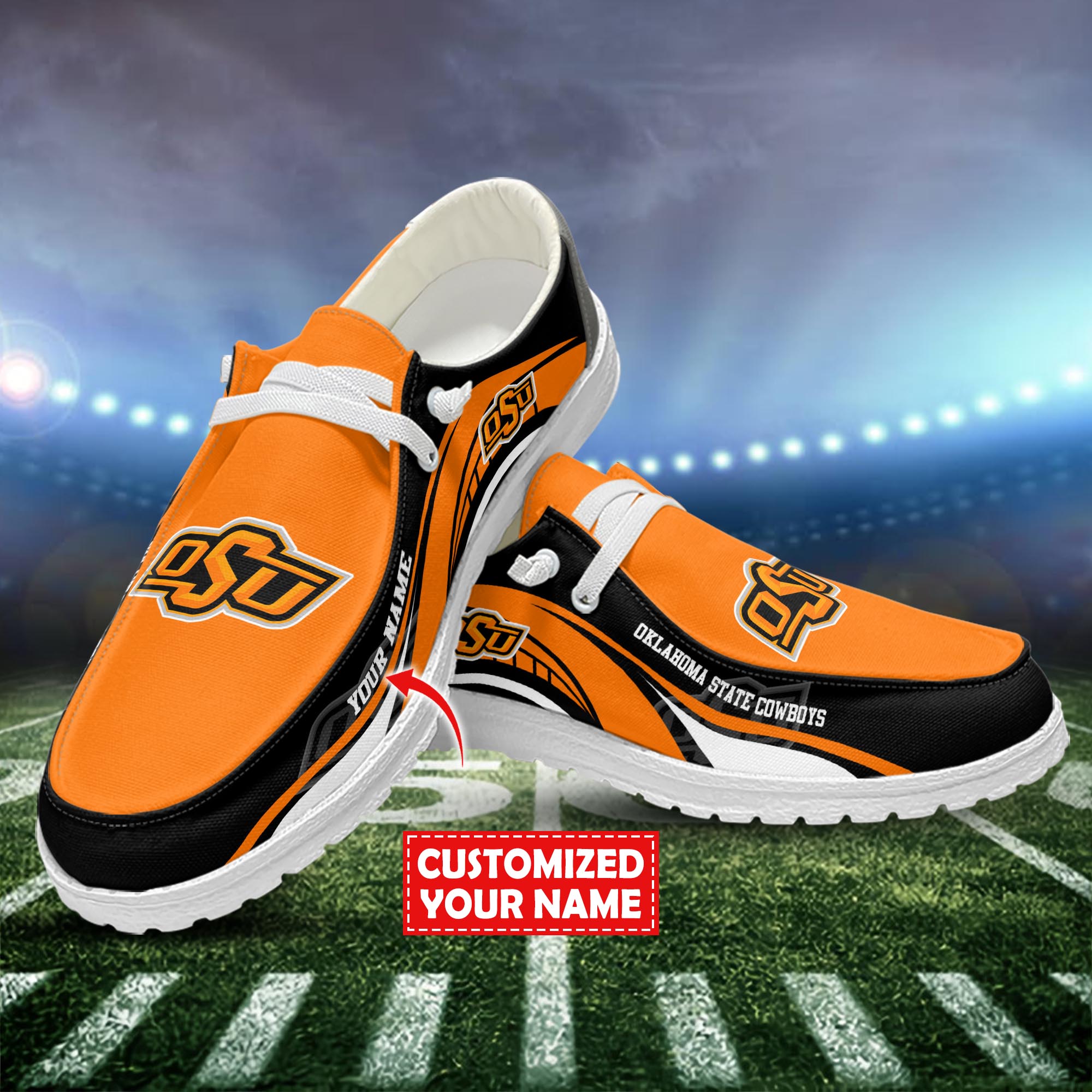 Oklahoma State Cowboys Hey Dude Shoes Custom Trending New Arrivals H52536