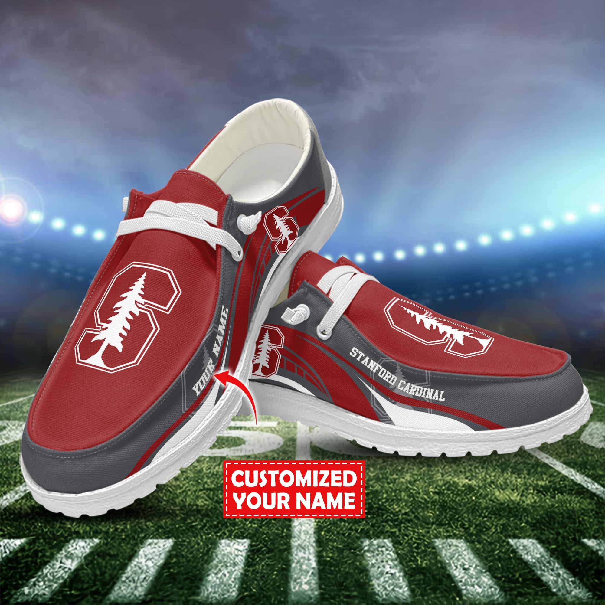 Stanford Cardinal Hey Dude Shoes Custom Trending New Arrivals H52536