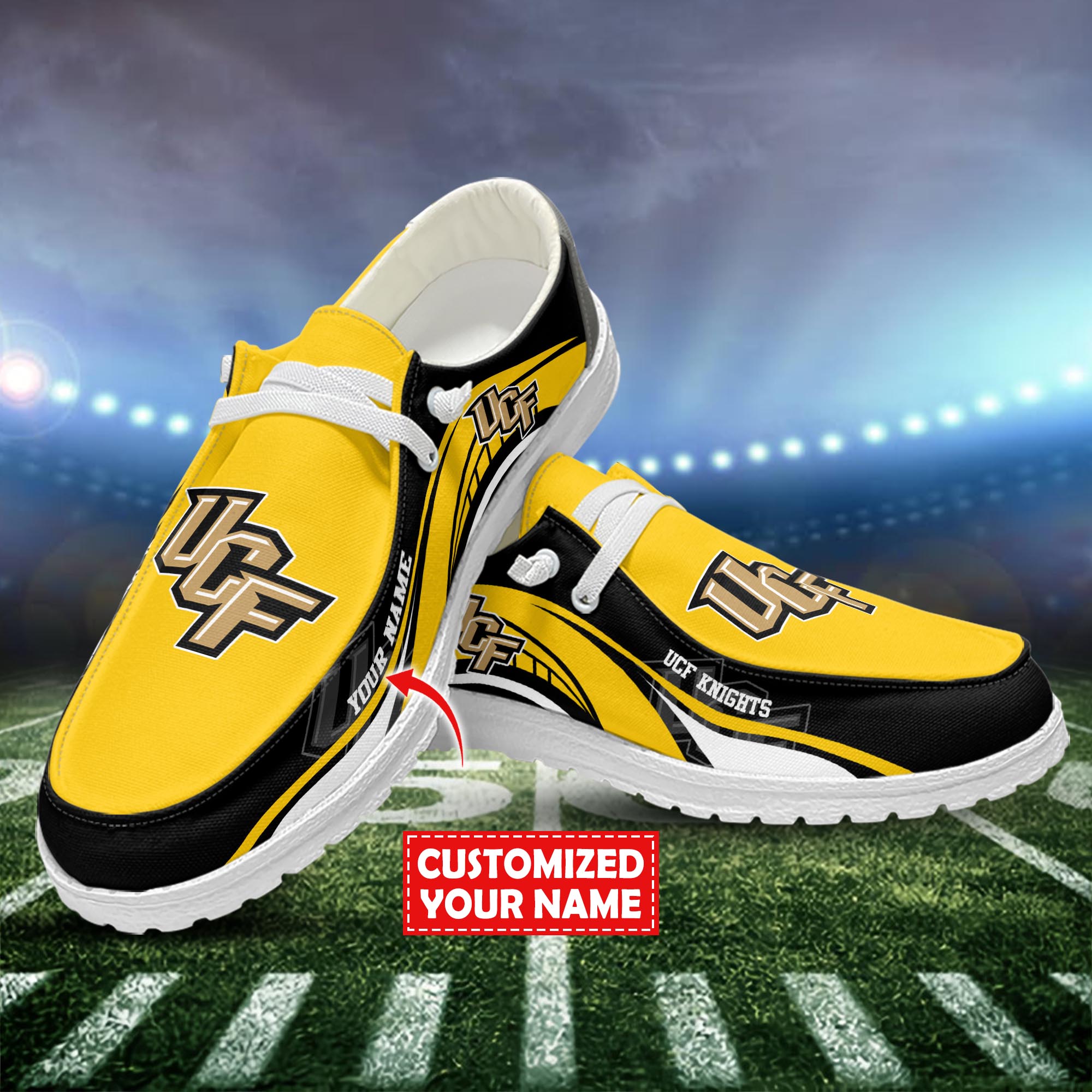 UCF Knights Hey Dude Shoes Custom Trending New Arrivals H52536