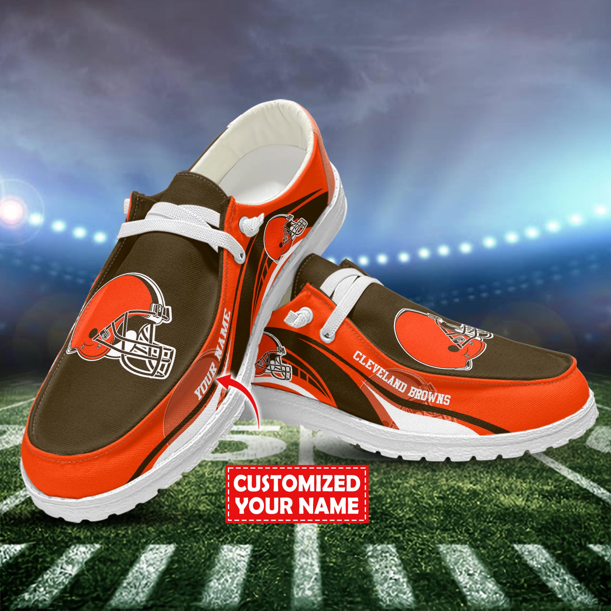 Cleveland Browns Hey Dude Shoes Custom Trending New Arrivals H52536