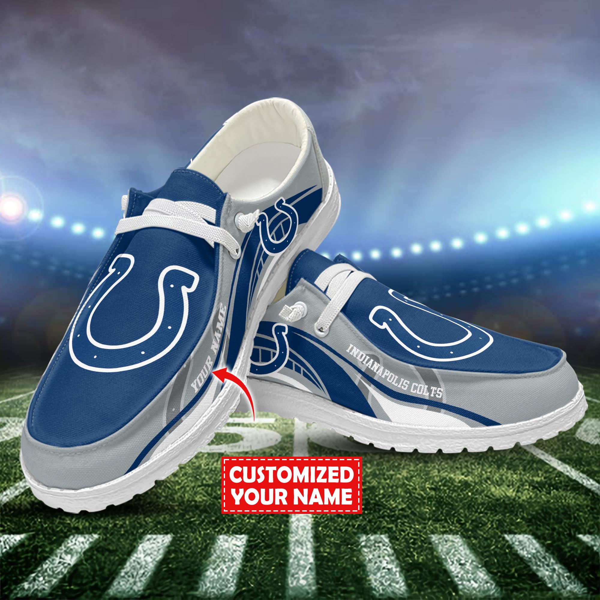 Indianapolis Colts Hey Dude Shoes Custom Trending New Arrivals H52536