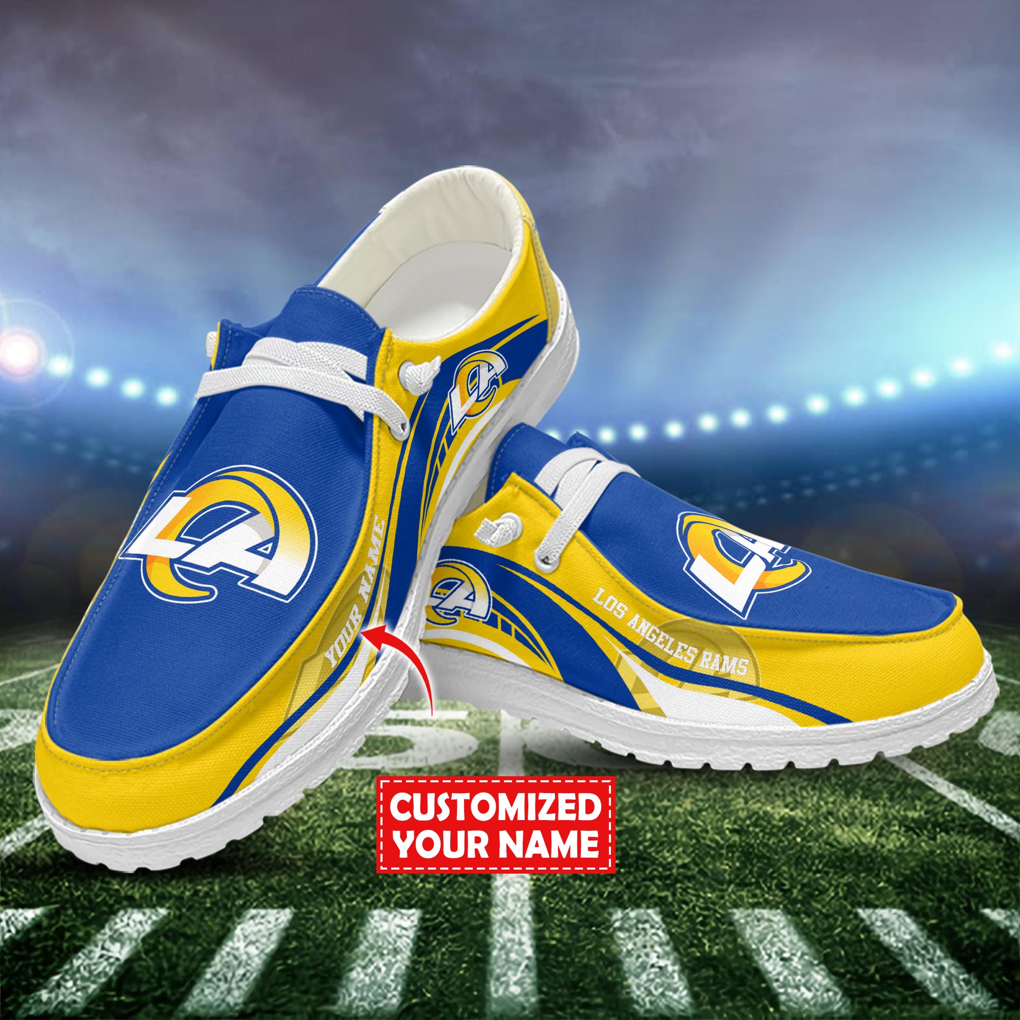 Los Angeles Rams Hey Dude Shoes Custom Trending New Arrivals H52536