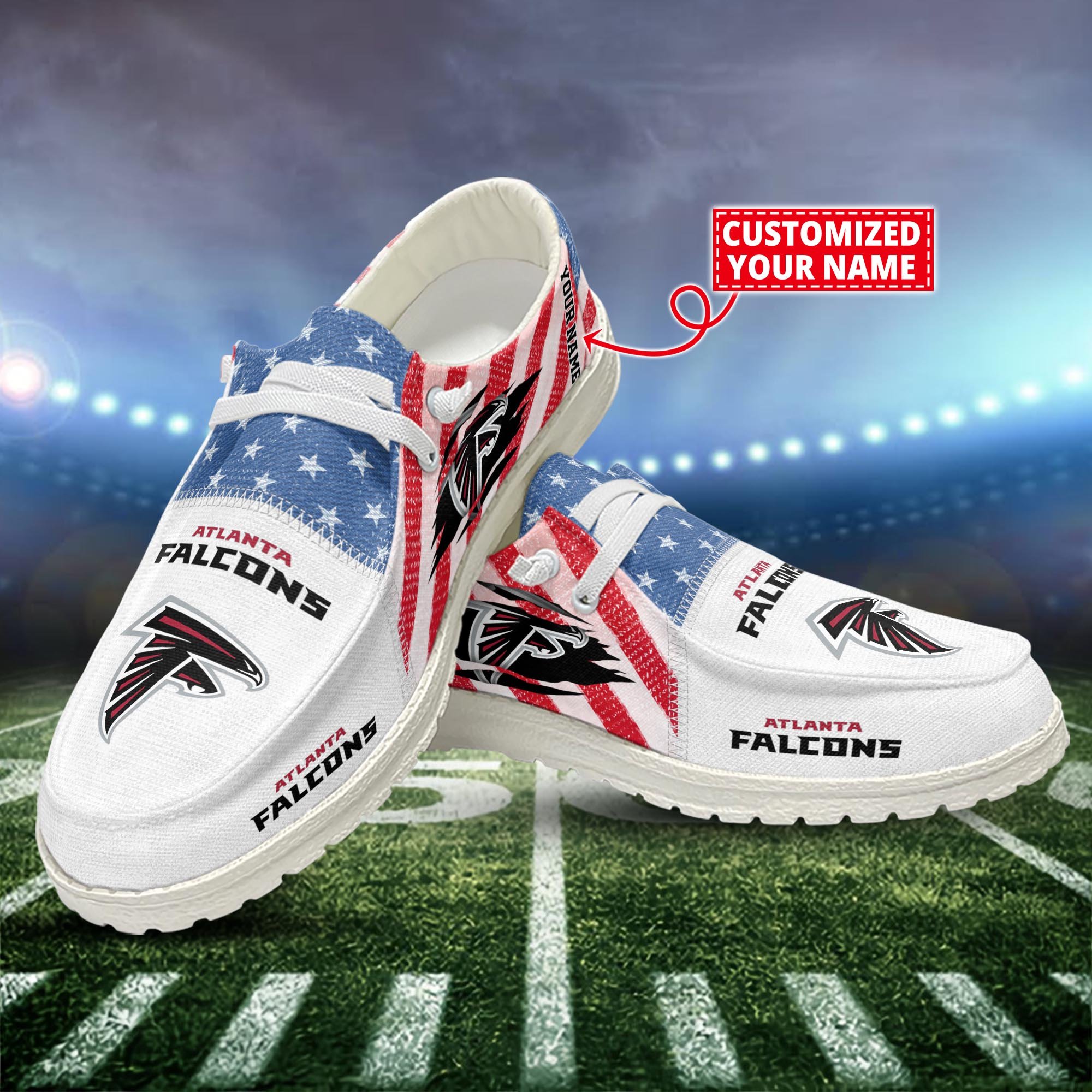 Atlanta Falcons Customized Dude Shoes New Arrivals H52951