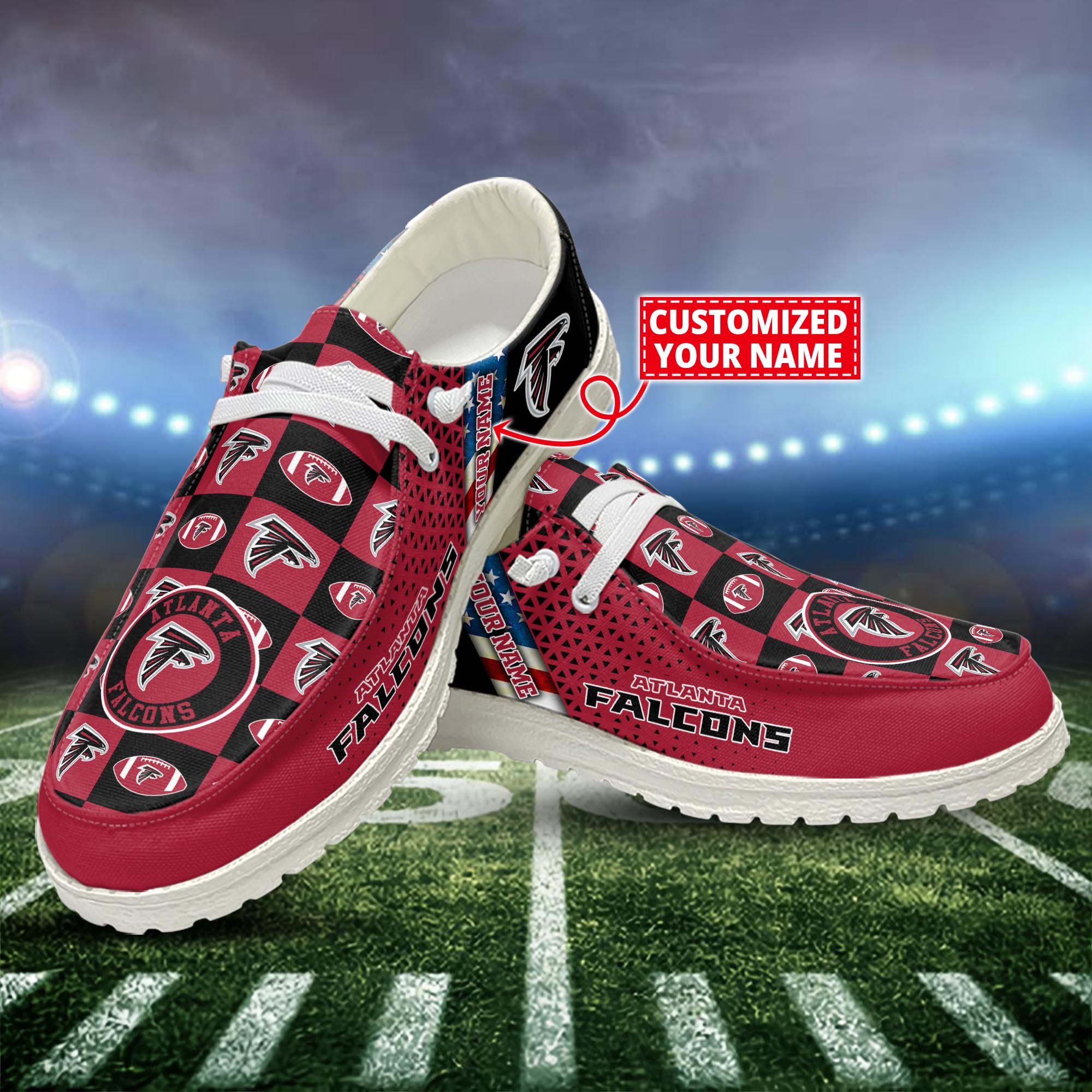 Atlanta Falcons Customized Dude Shoes New Arrivals H52955