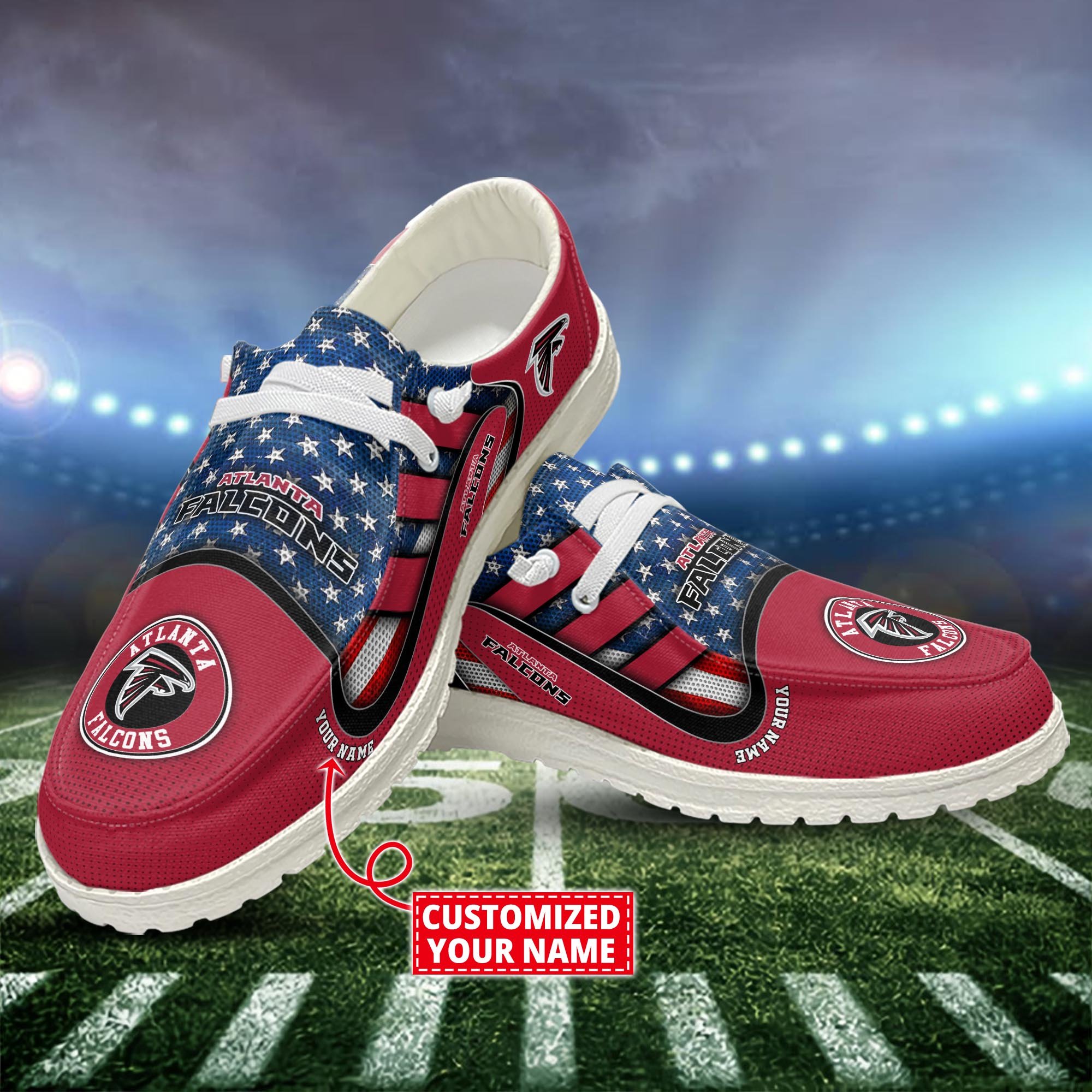 Atlanta Falcons Customized Dude Shoes New Arrivals H53093