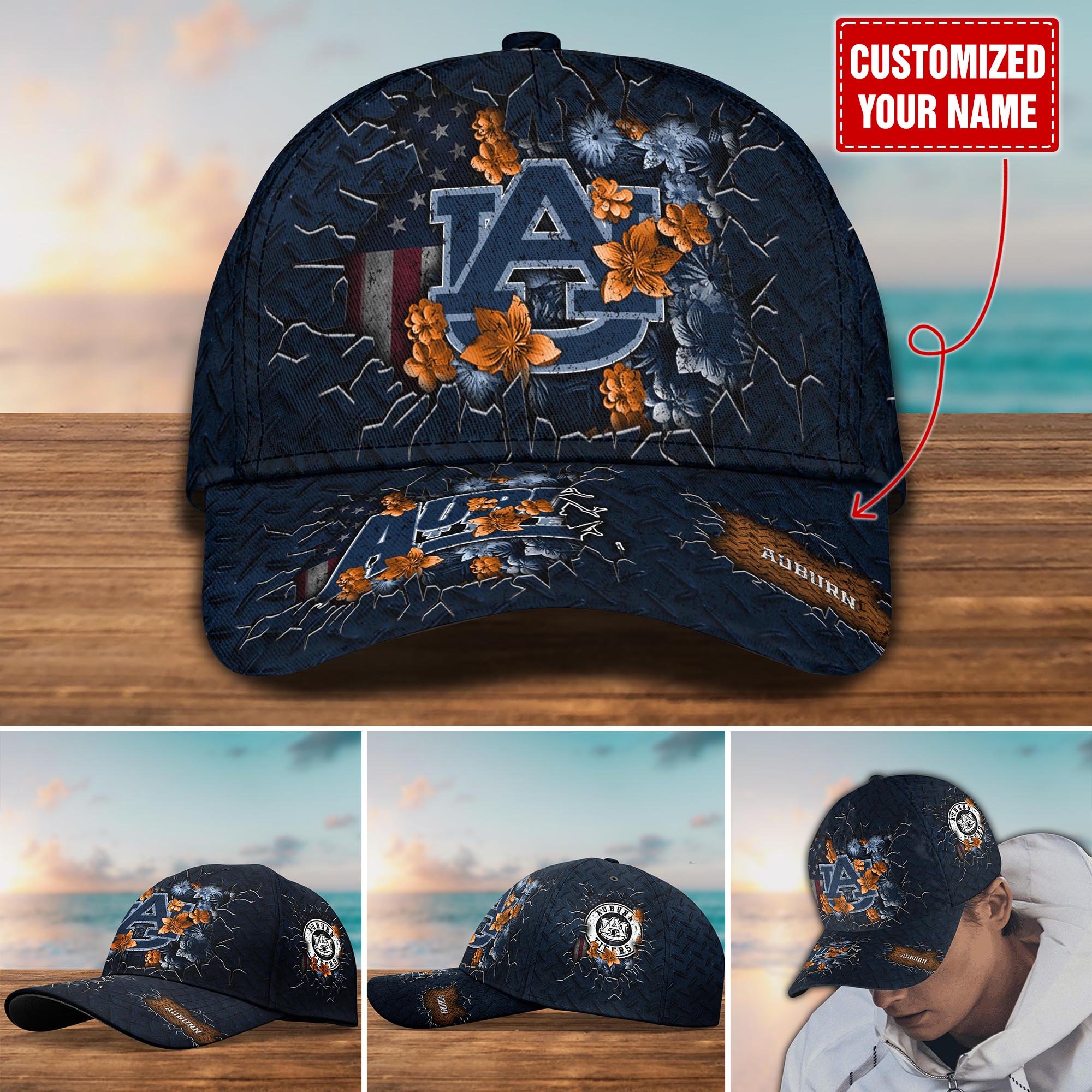 Auburn Tigers Customized Cap Hot Trending. Gift For Fan H58564