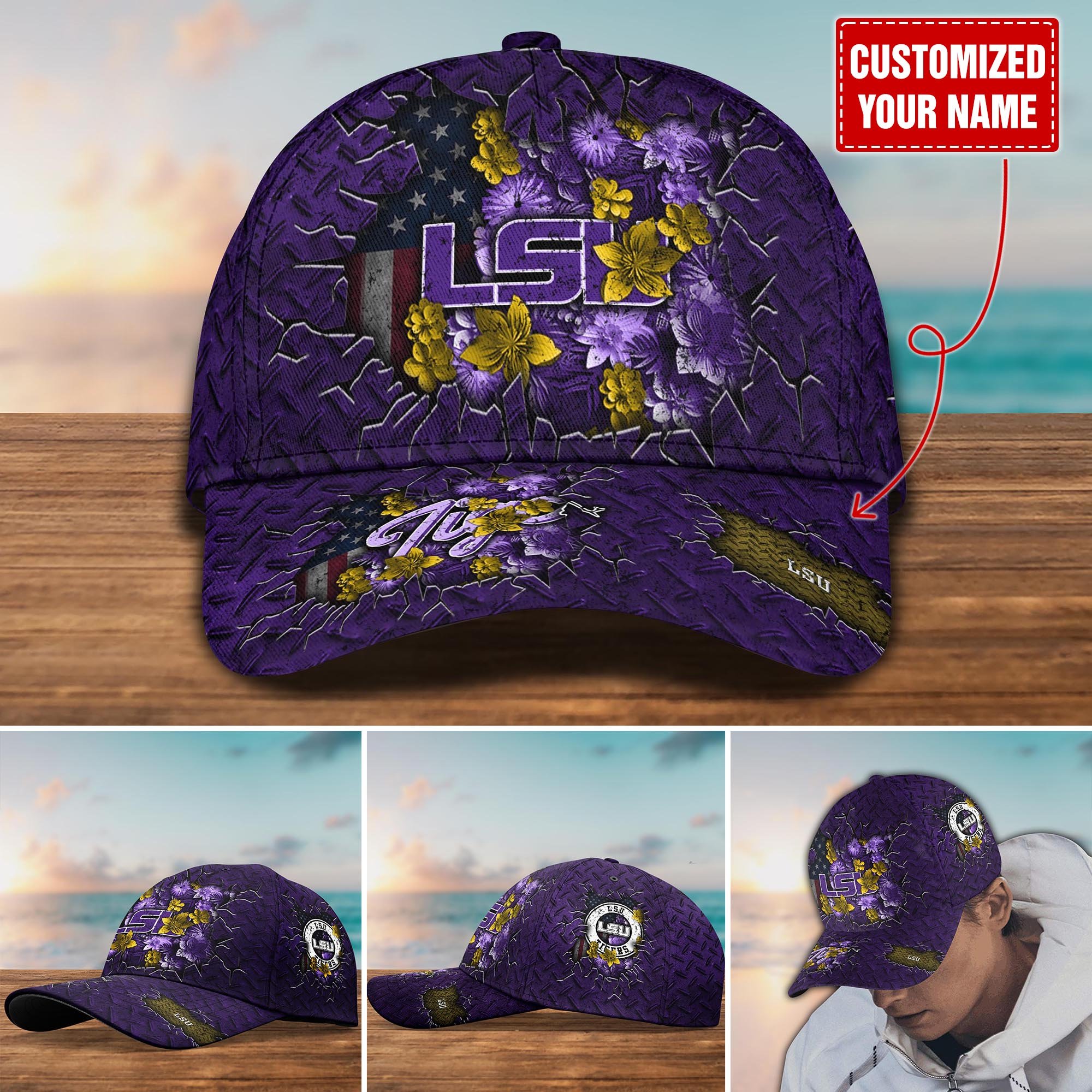 LSU TIGERS Customized Cap Hot Trending. Gift For Fan H58564