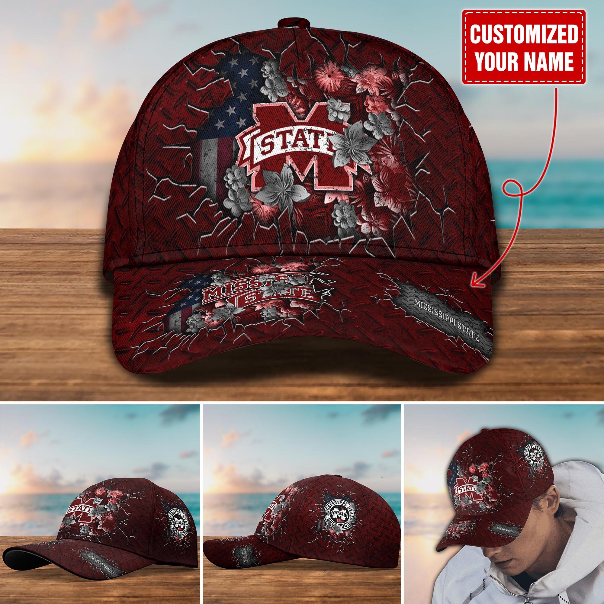 Mississippi State Bulldogs Customized Cap Hot Trending. Gift For Fan H58564