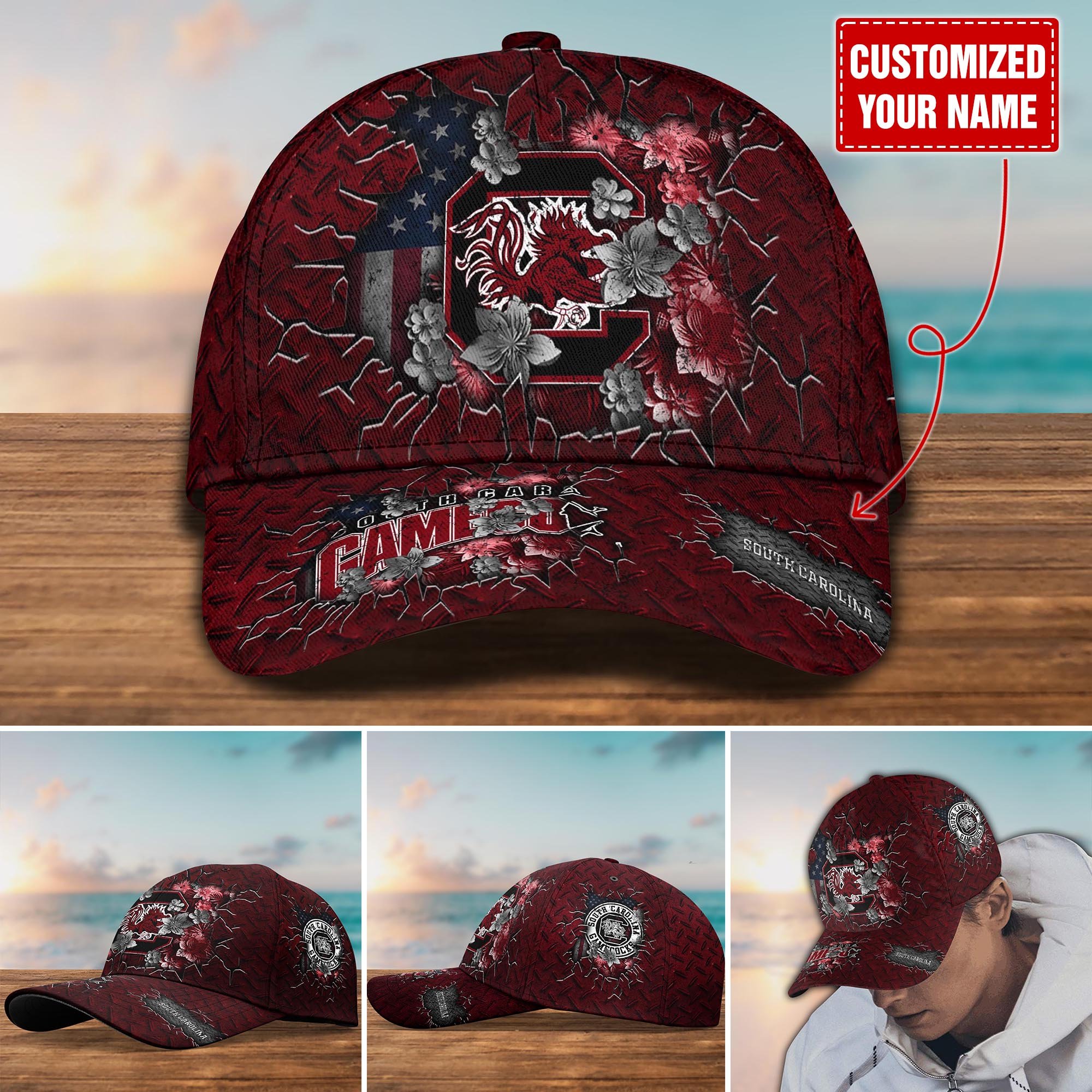 South Carolina Gamecocks Customized Cap Hot Trending. Gift For Fan H58564