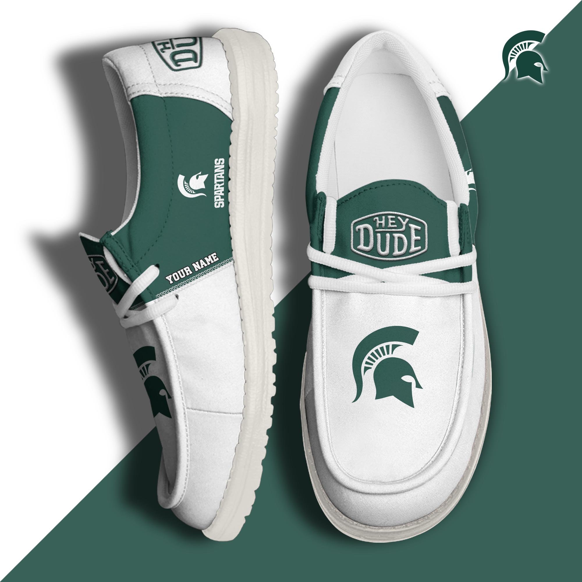 Michigan State Spartans Customized Dude Shoes New Arrivals H60993