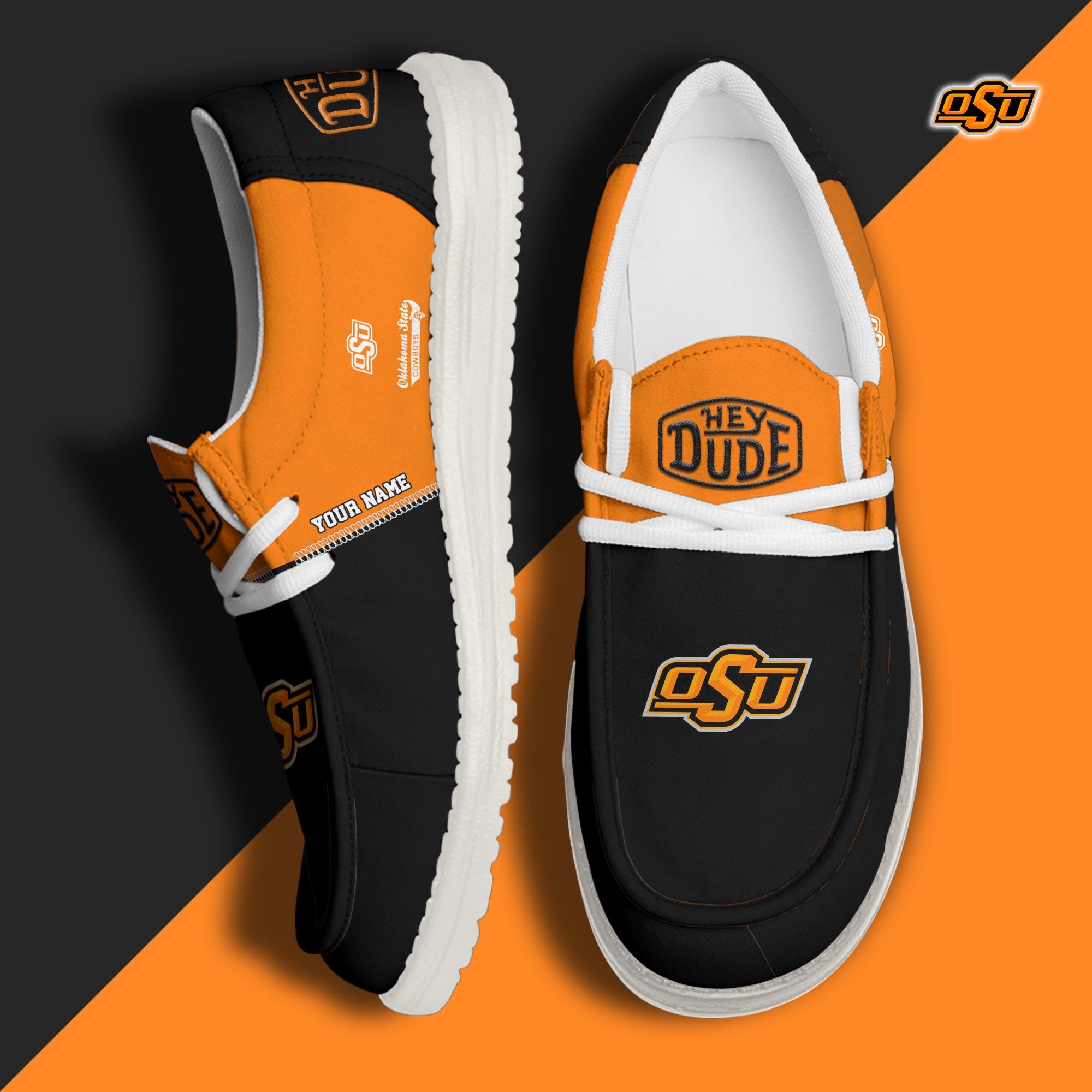 Oklahoma State Cowboys Customized Dude Shoes New Arrivals H60993