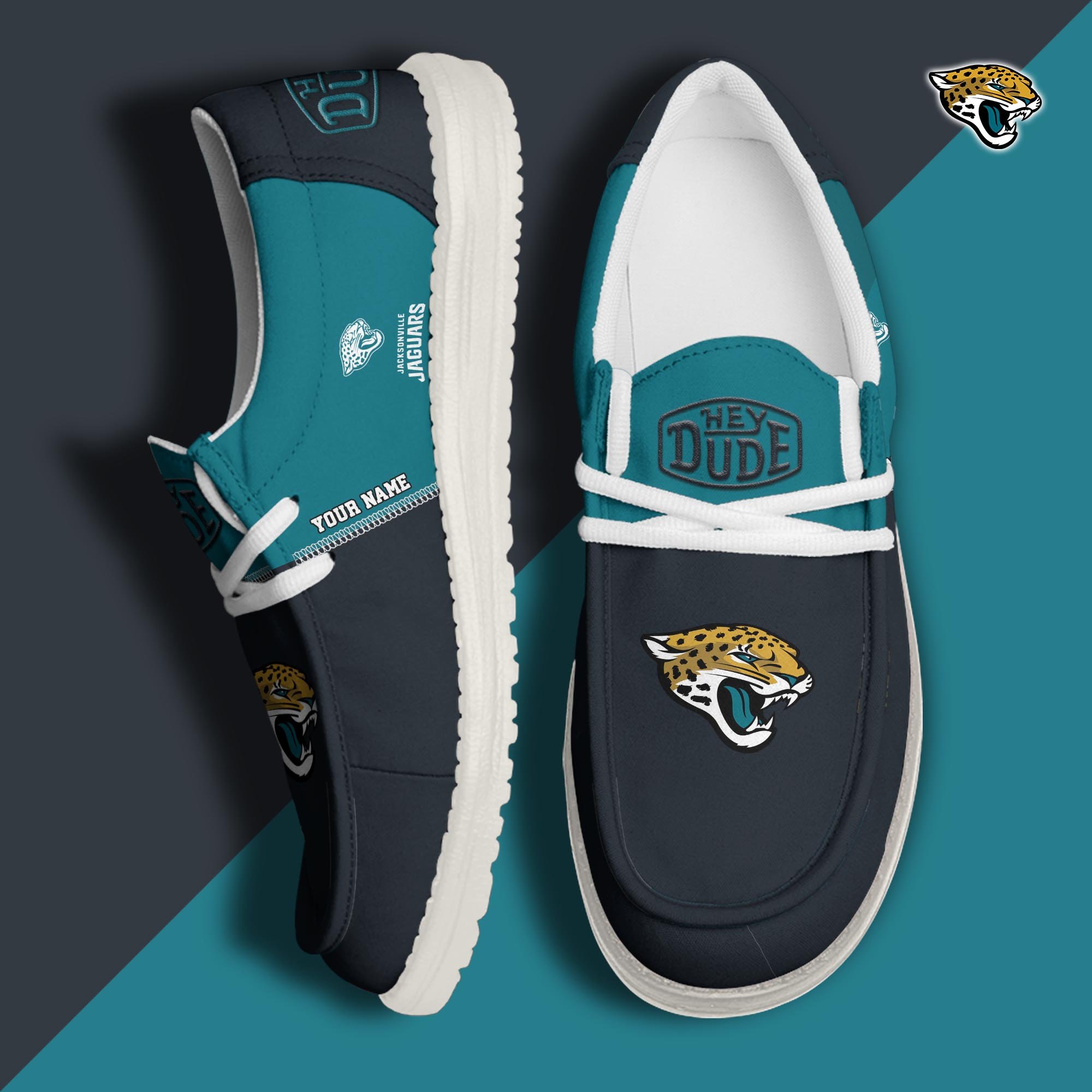 Jacksonville Jaguars Customized Dude Shoes New Arrivals H60993