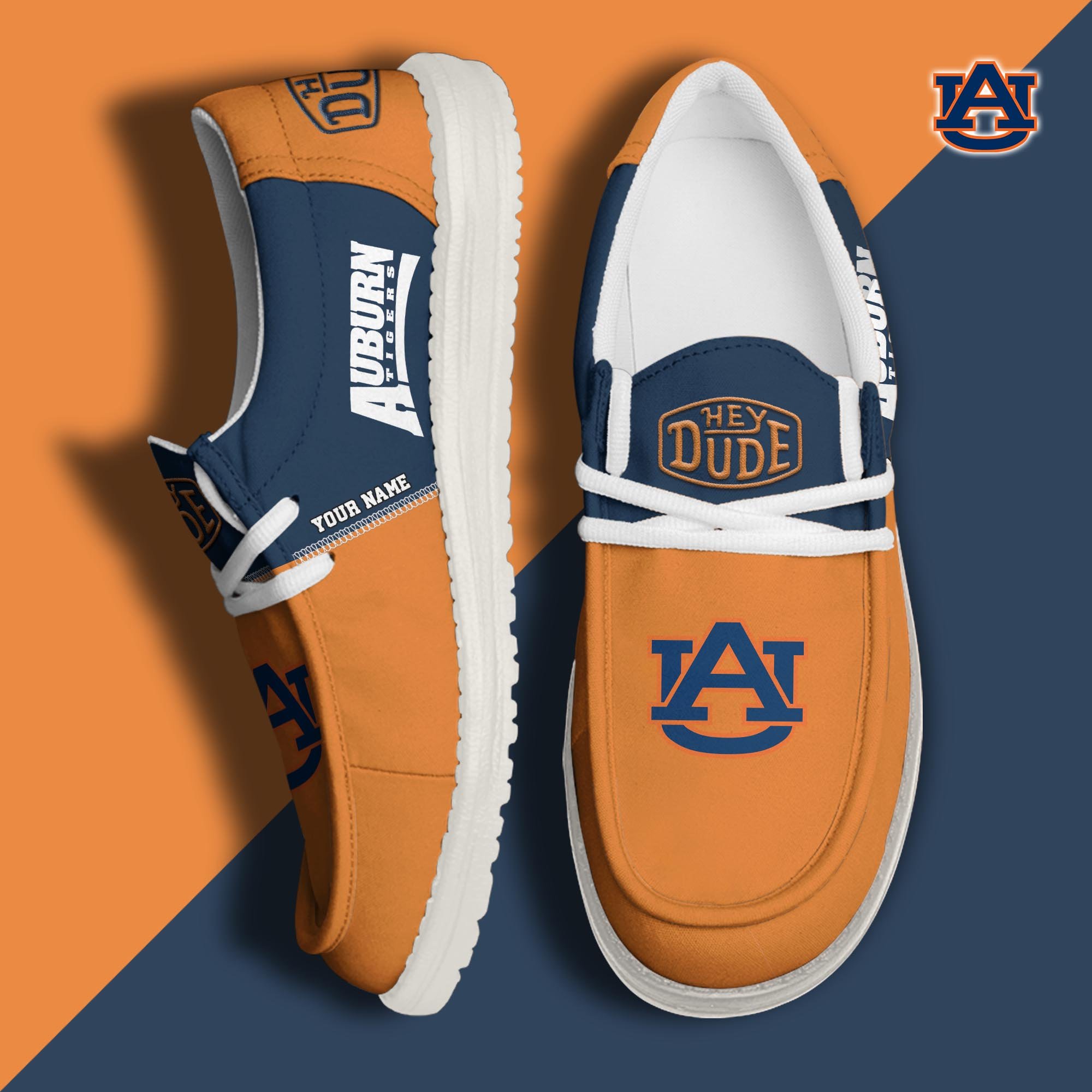 Auburn Tigers HD Canvas Loafer Shoes Custom New Arrivals 61048