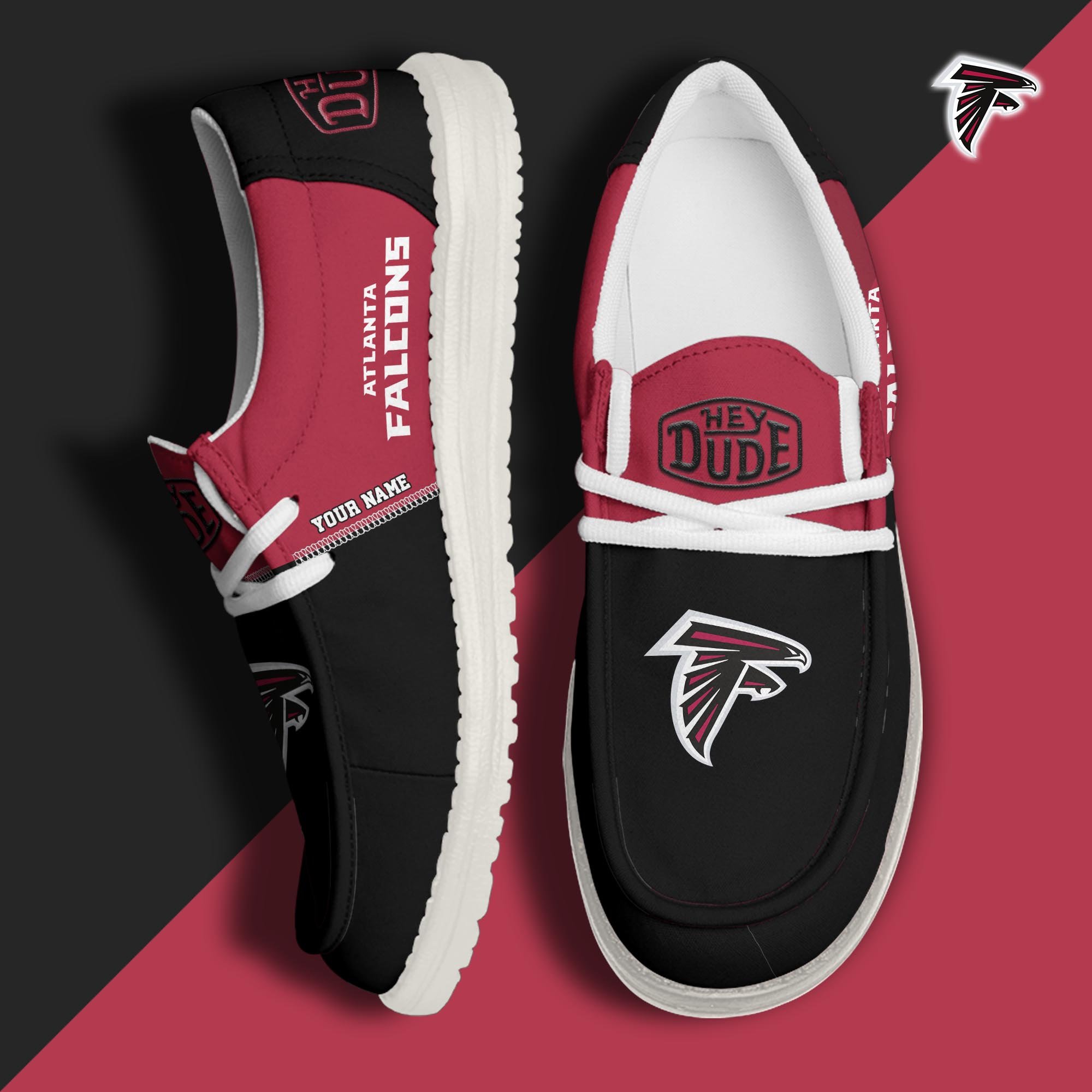 Atlanta Falcons HD Canvas Loafer Shoes Custom New Arrivals 61048