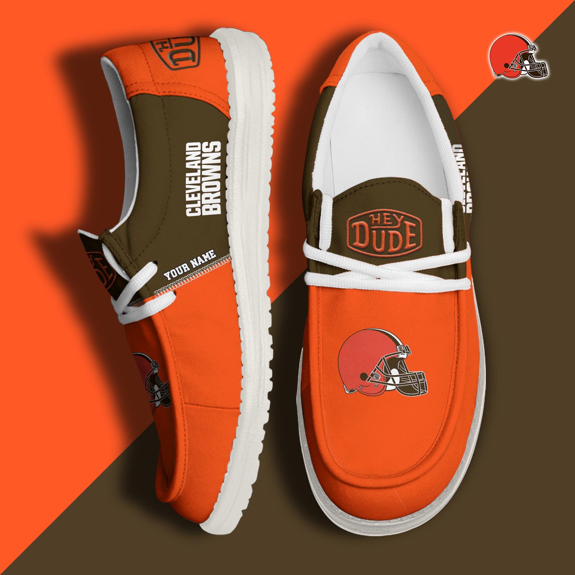 Cleveland Browns HD Canvas Loafer Shoes Custom New Arrivals 61048