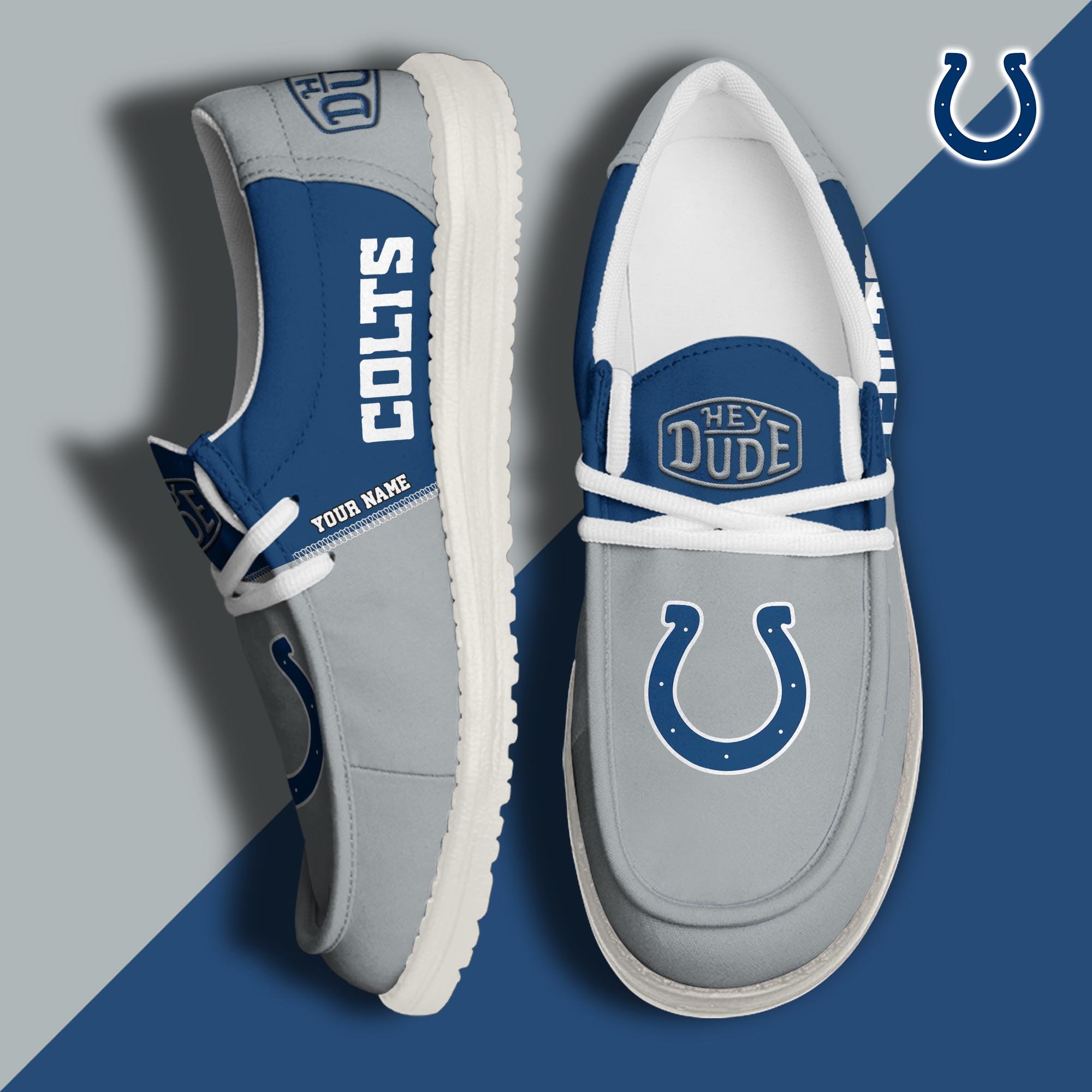 Indianapolis Colts HD Canvas Loafer Shoes Custom New Arrivals 61048