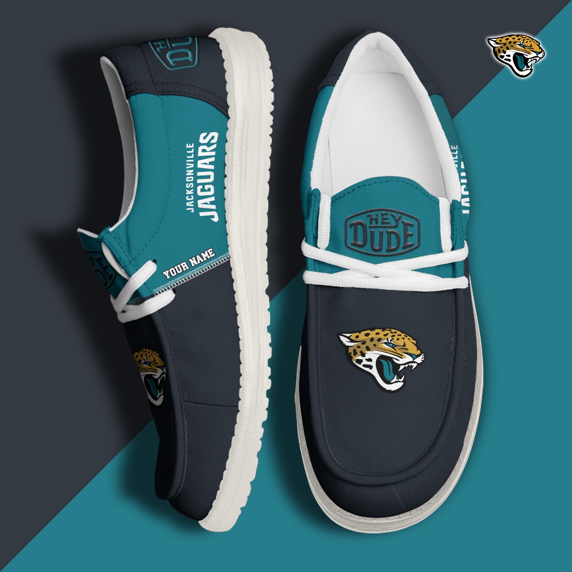 Jacksonville Jaguars HD Canvas Loafer Shoes Custom New Arrivals 61048