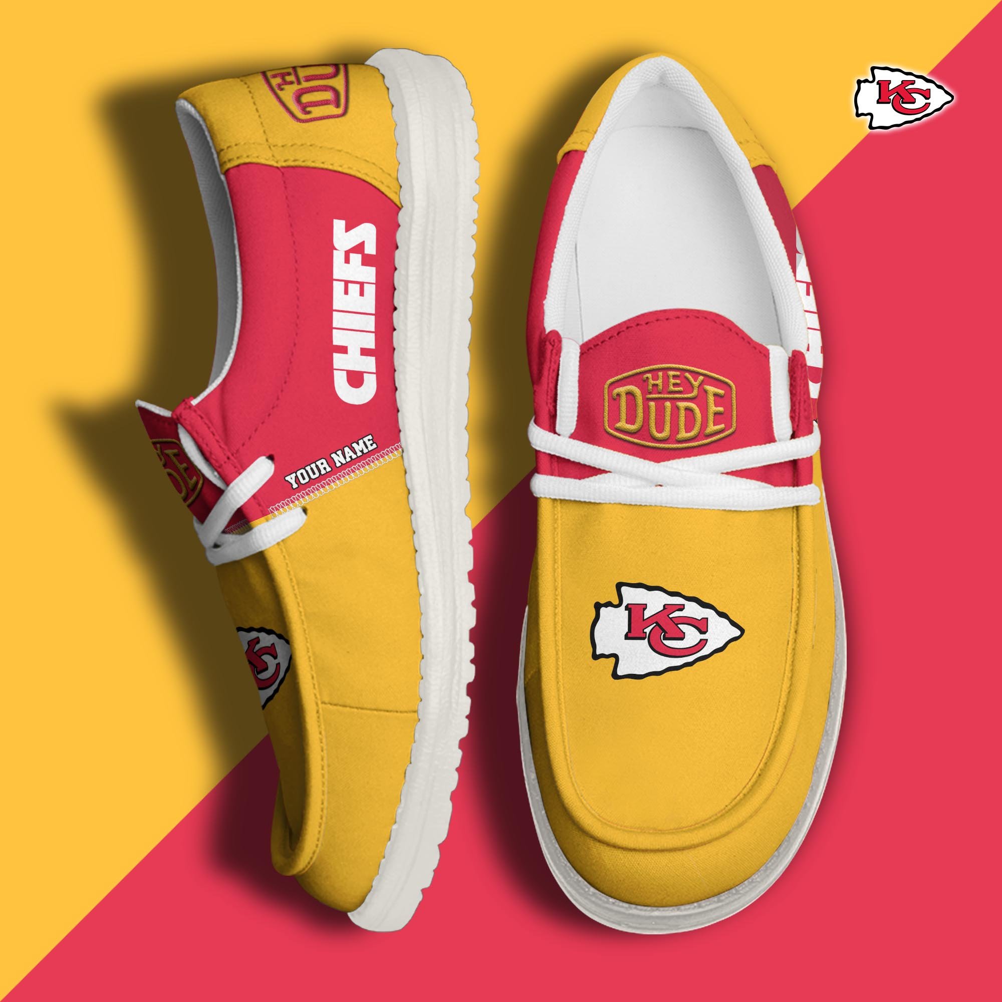 Kansas City Chiefs HD Canvas Loafer Shoes Custom New Arrivals 61048