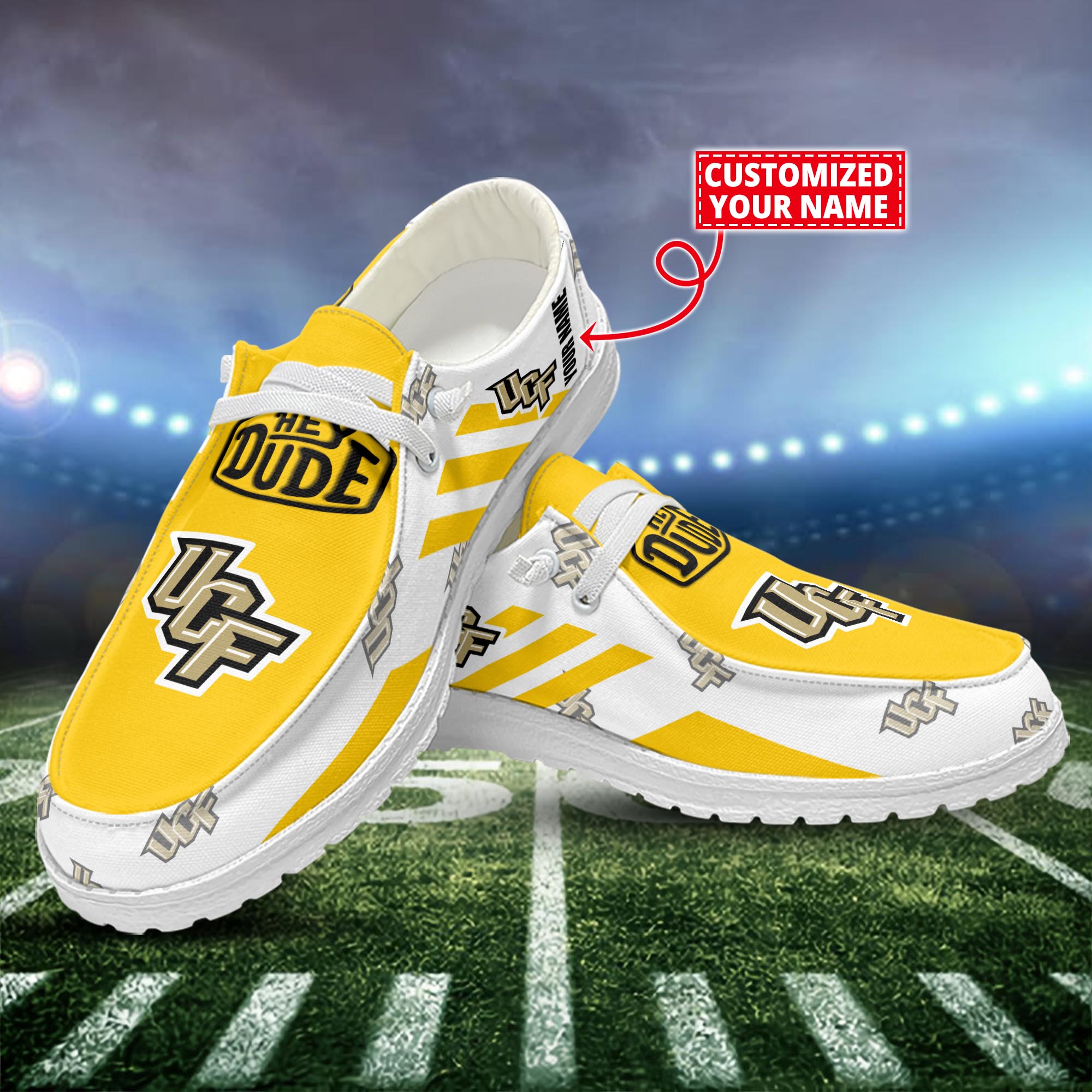 UCF Knights HD Canvas Loafer Shoes Custom 61064