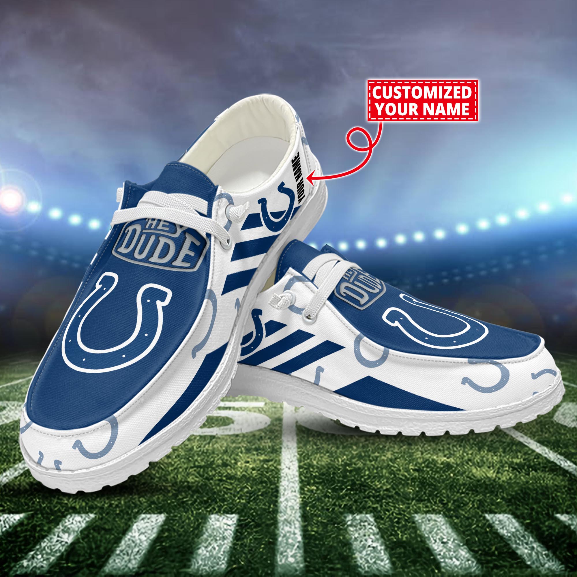 Indianapolis Colts HD Canvas Loafer Shoes Custom 61064