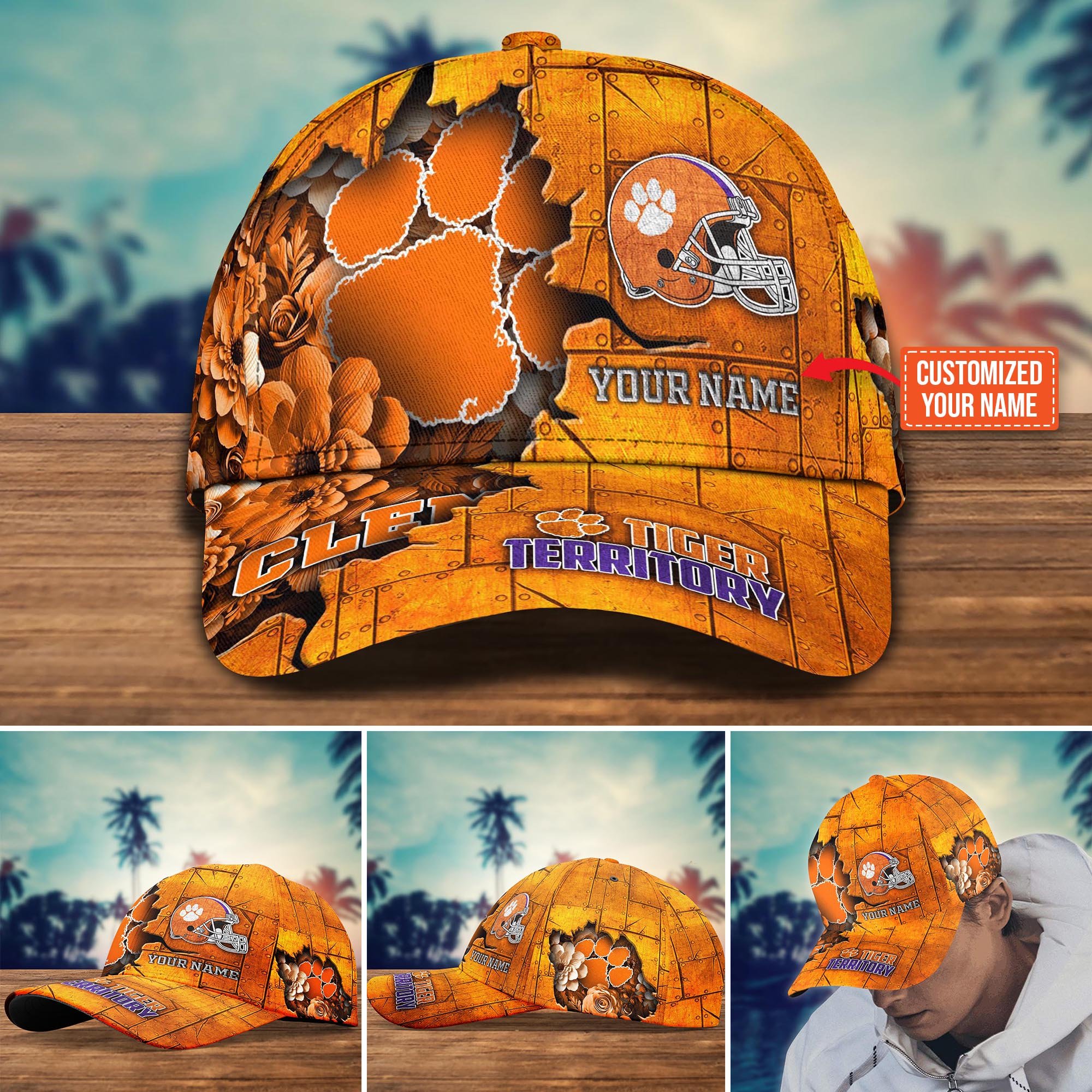 Clemson Tigers Custom New Arrivals Trending Cap H51472