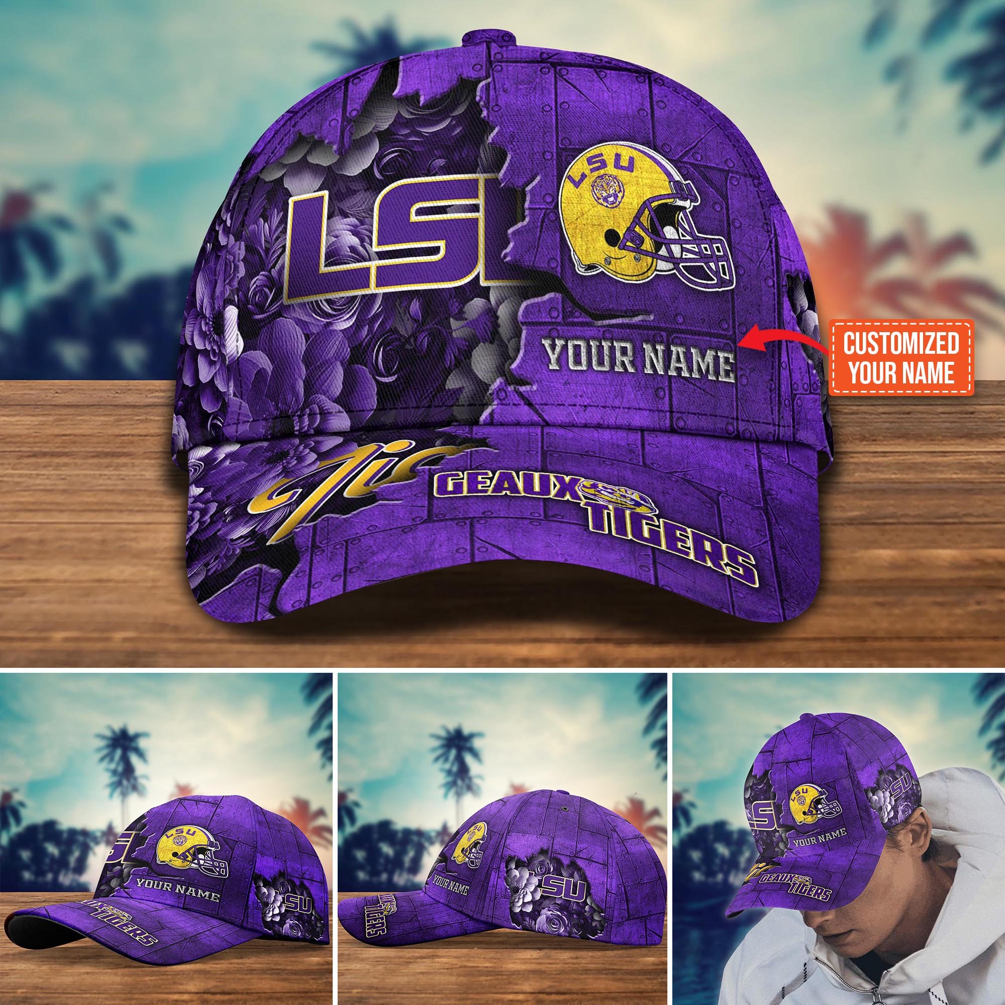 LSU TIGERS Custom New Arrivals Trending Cap H51472