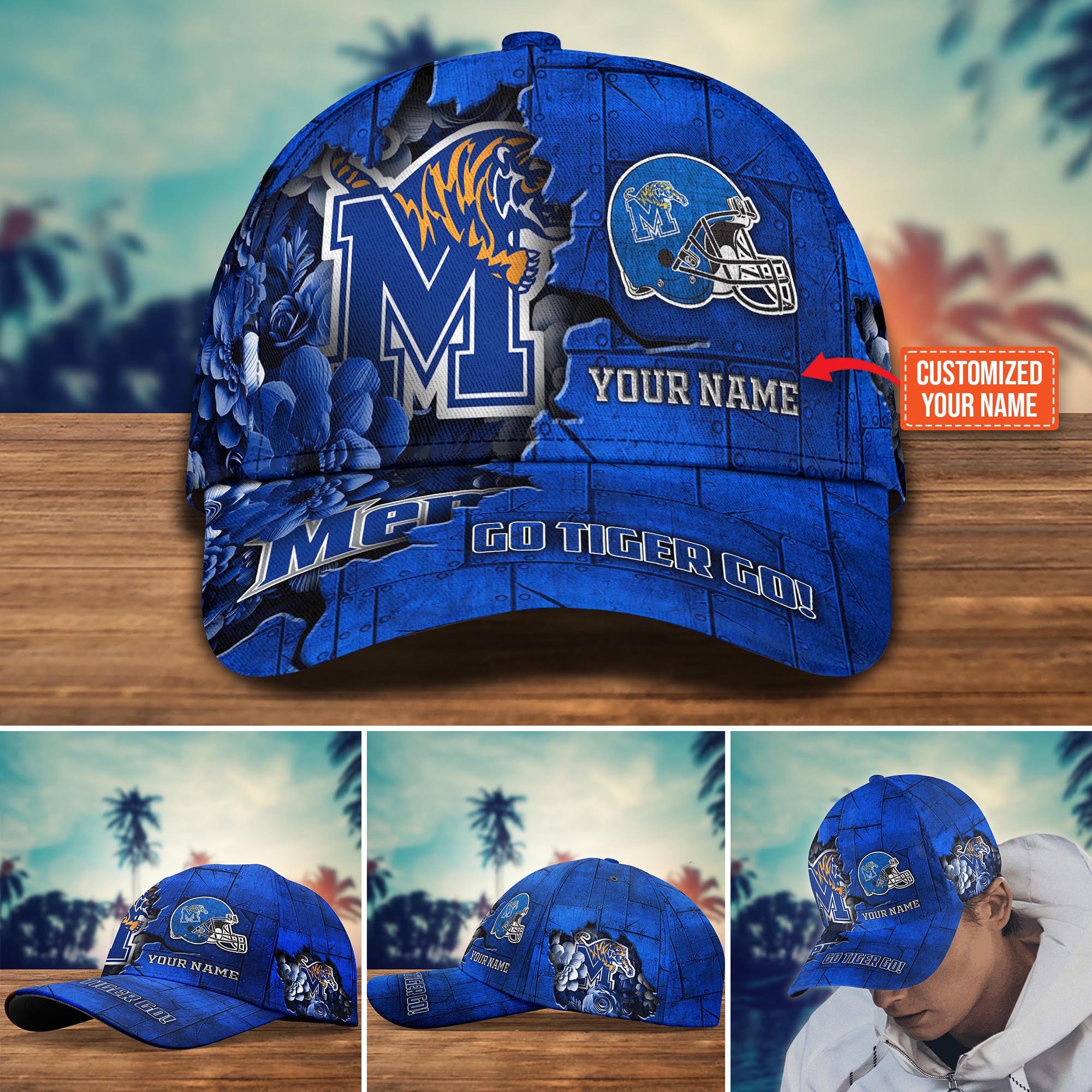 Memphis Tigers Custom New Arrivals Trending Cap H51472