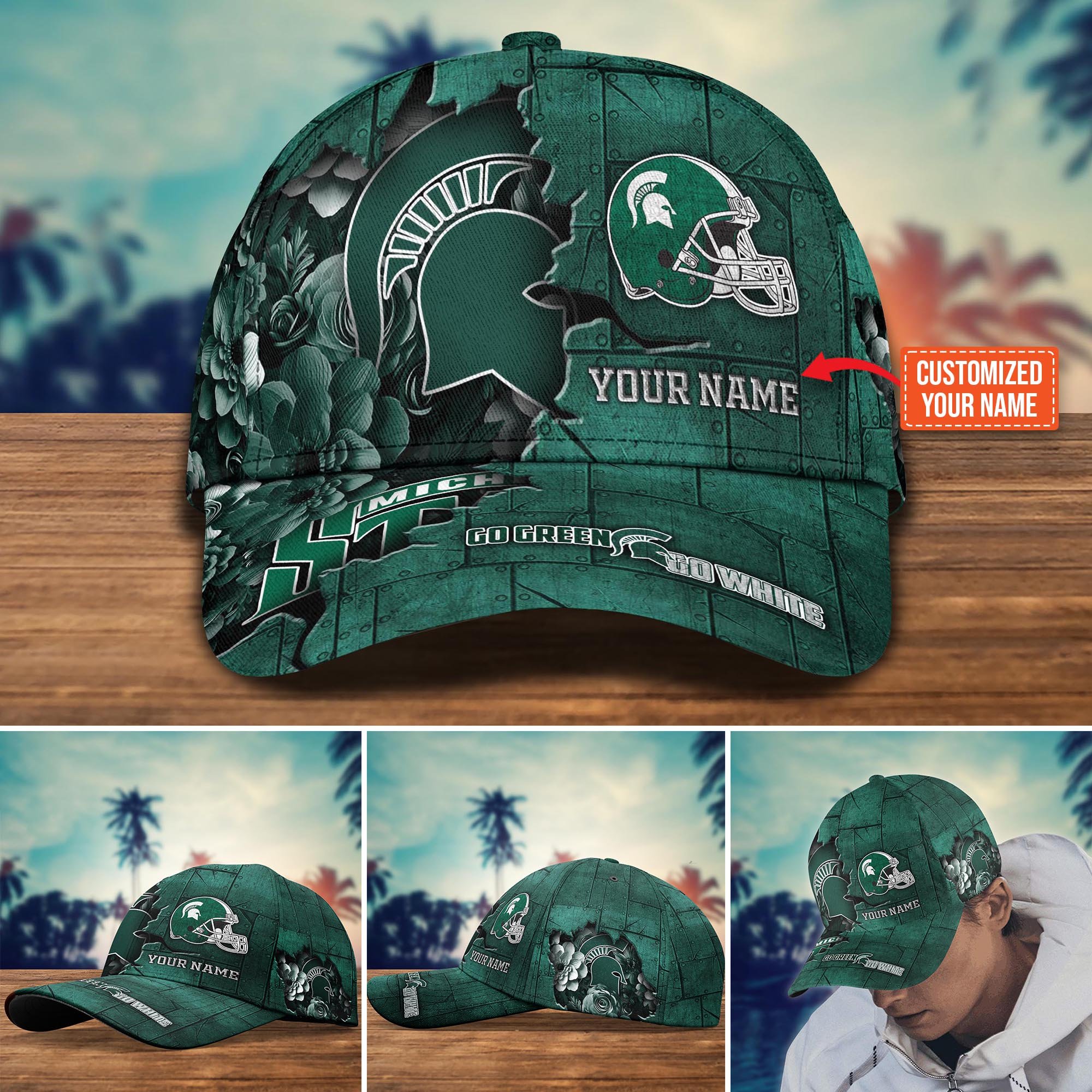 Michigan State Spartans Custom New Arrivals Trending Cap H51472