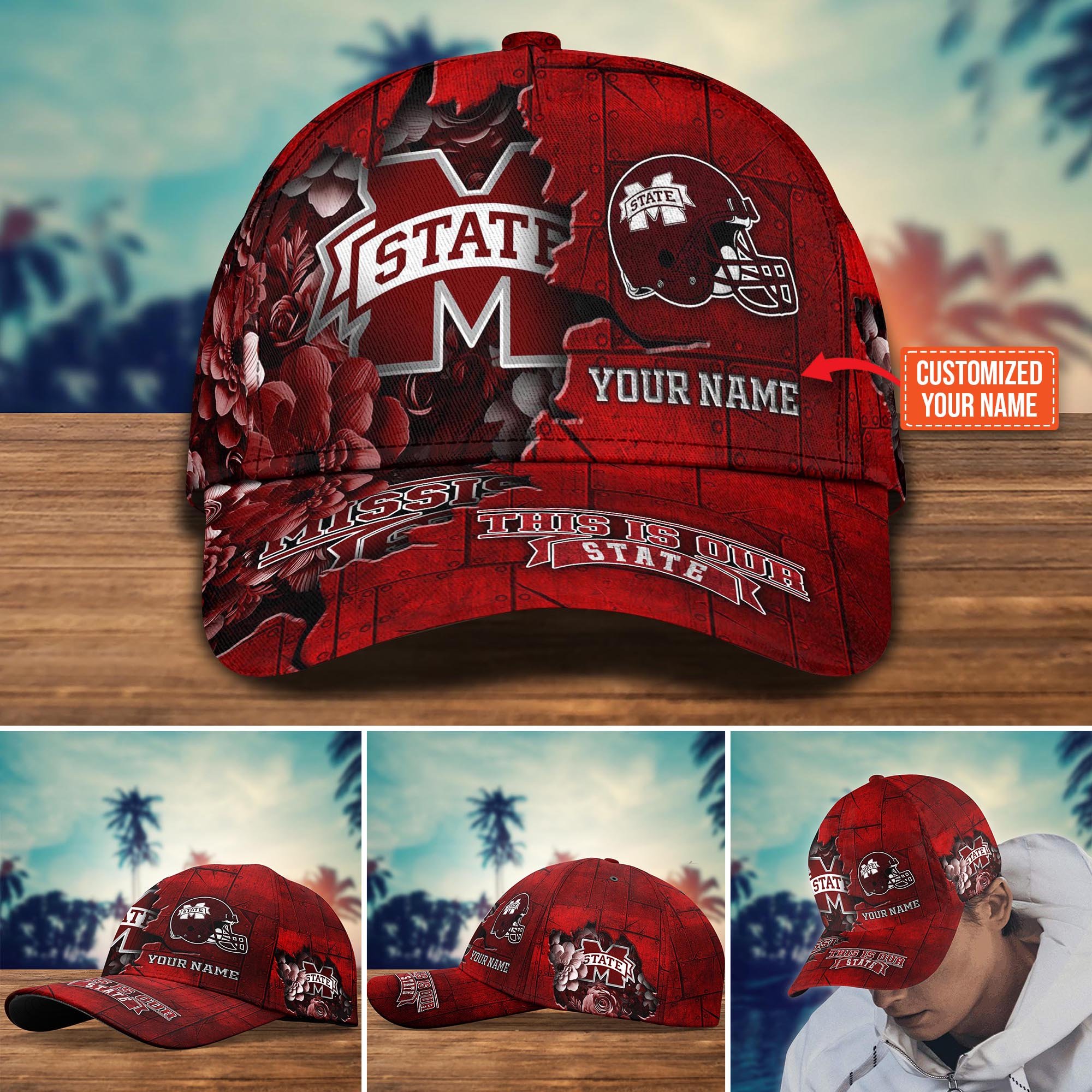 Mississippi State Bulldogs Custom New Arrivals Trending Cap H51472