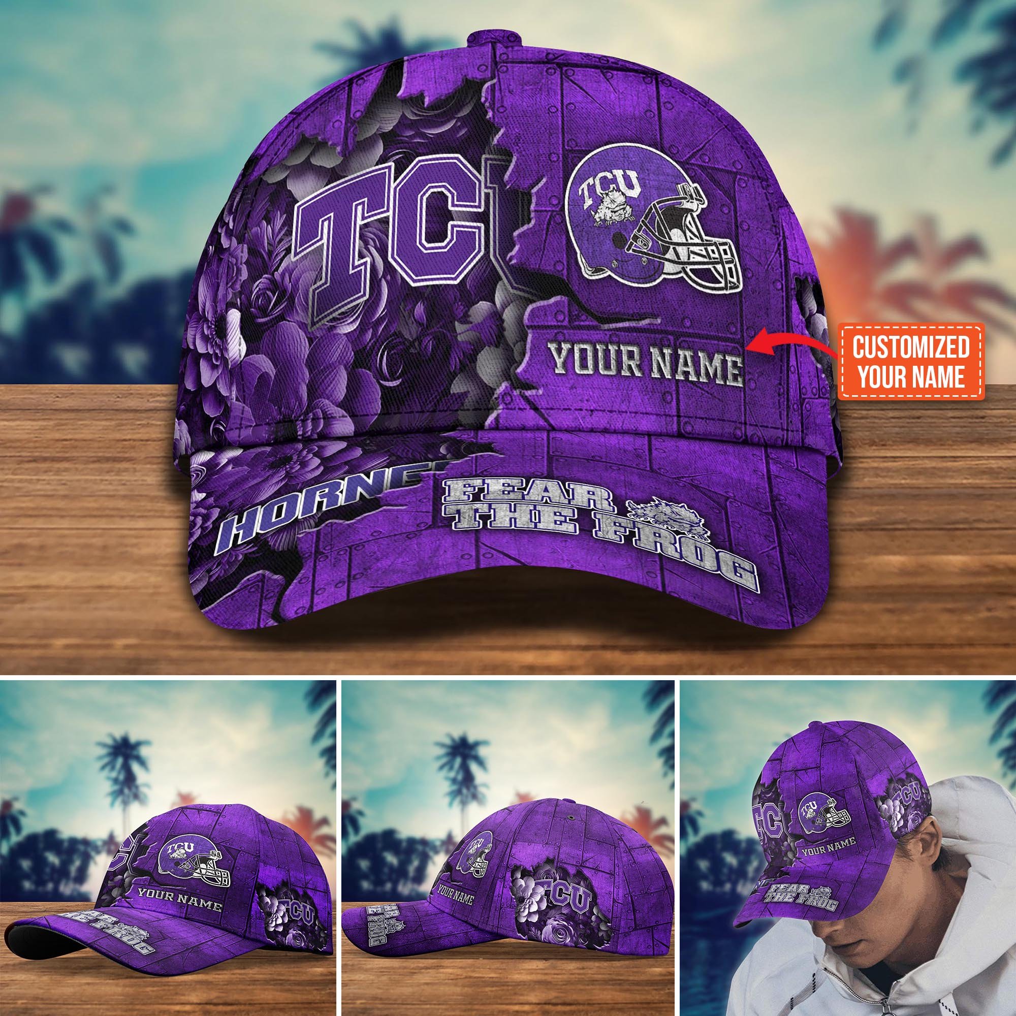 TCU Horned Frogs Custom New Arrivals Trending Cap H51472