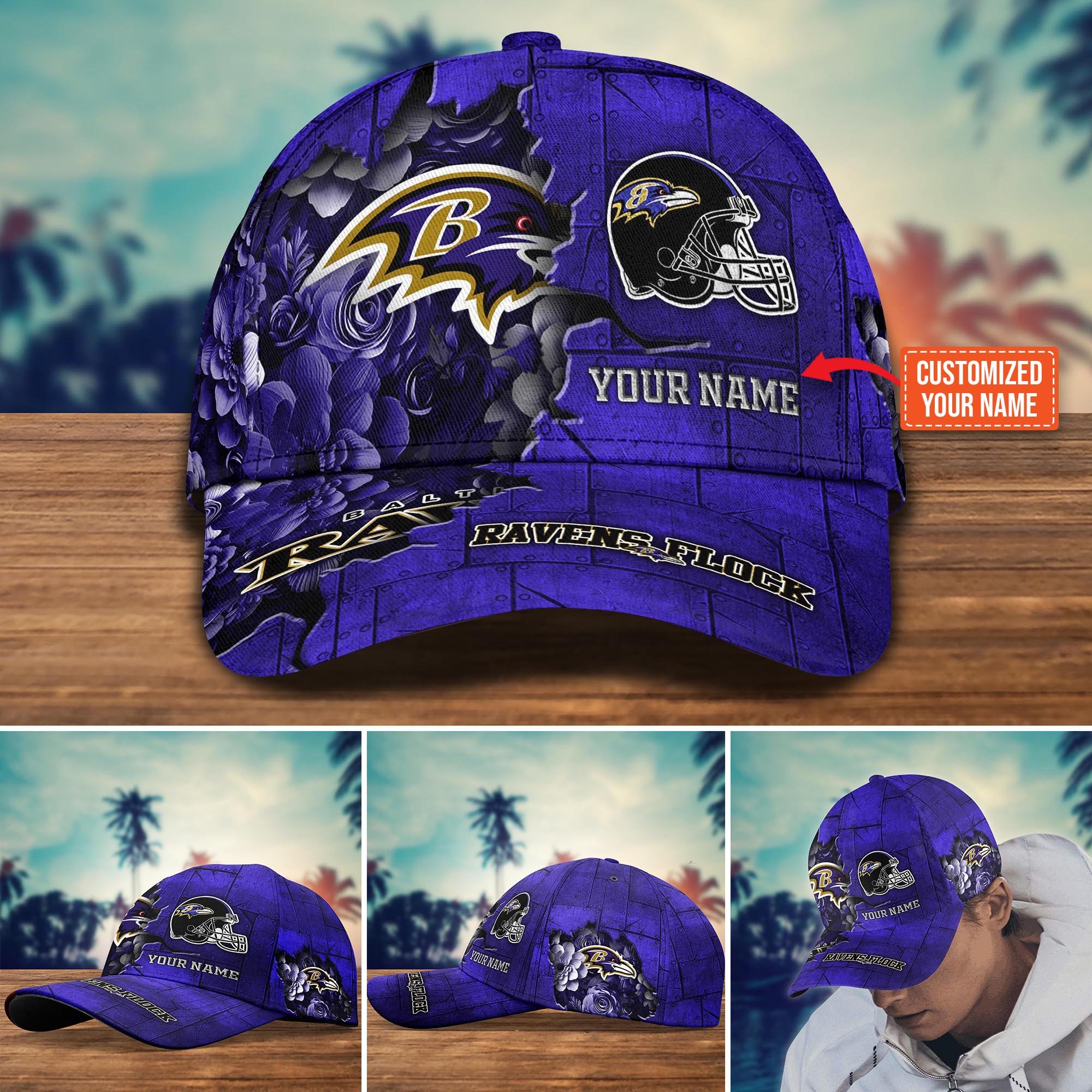 Baltimore Ravens Custom New Arrivals Trending Cap H51472