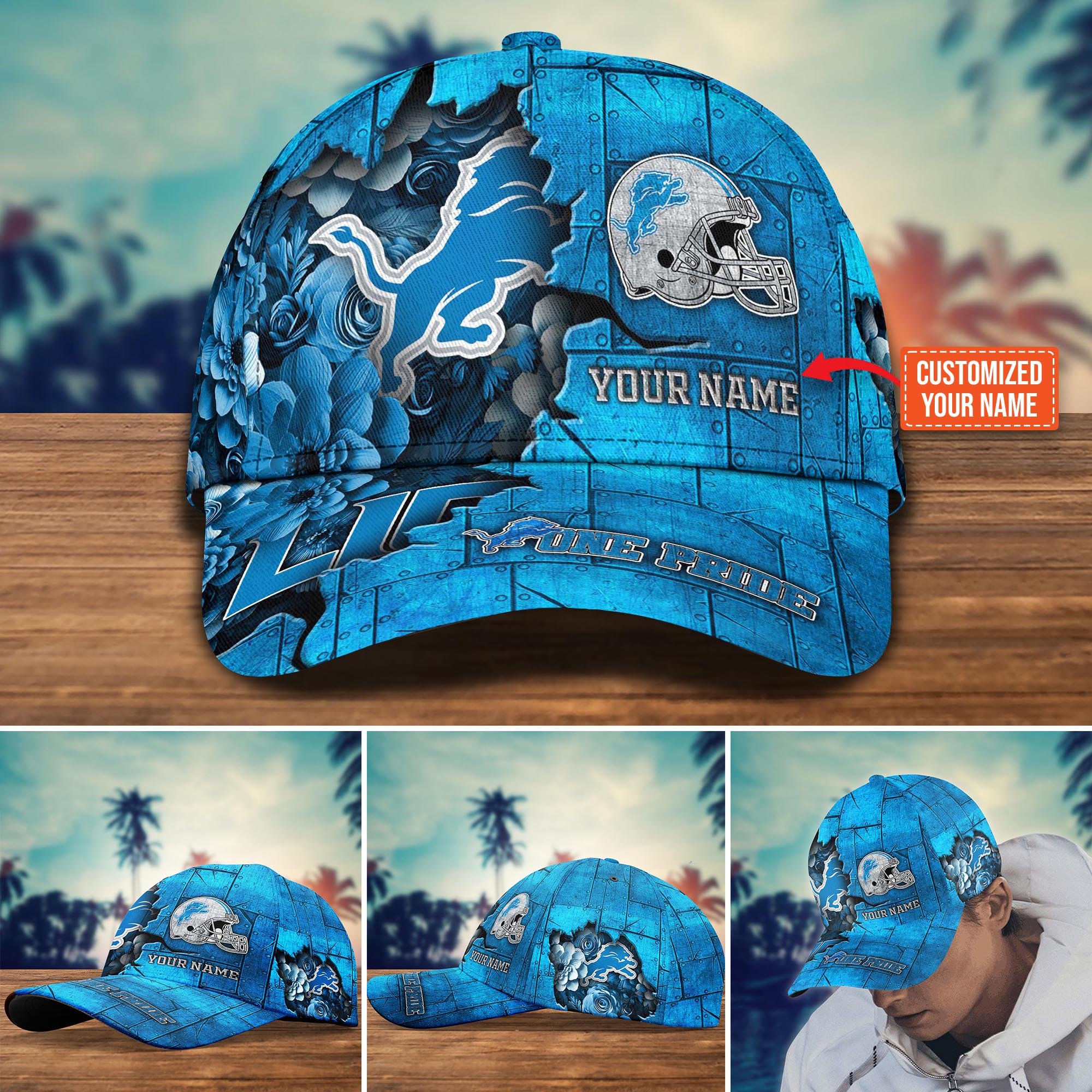 Detroit Lions Custom New Arrivals Trending Cap H51472