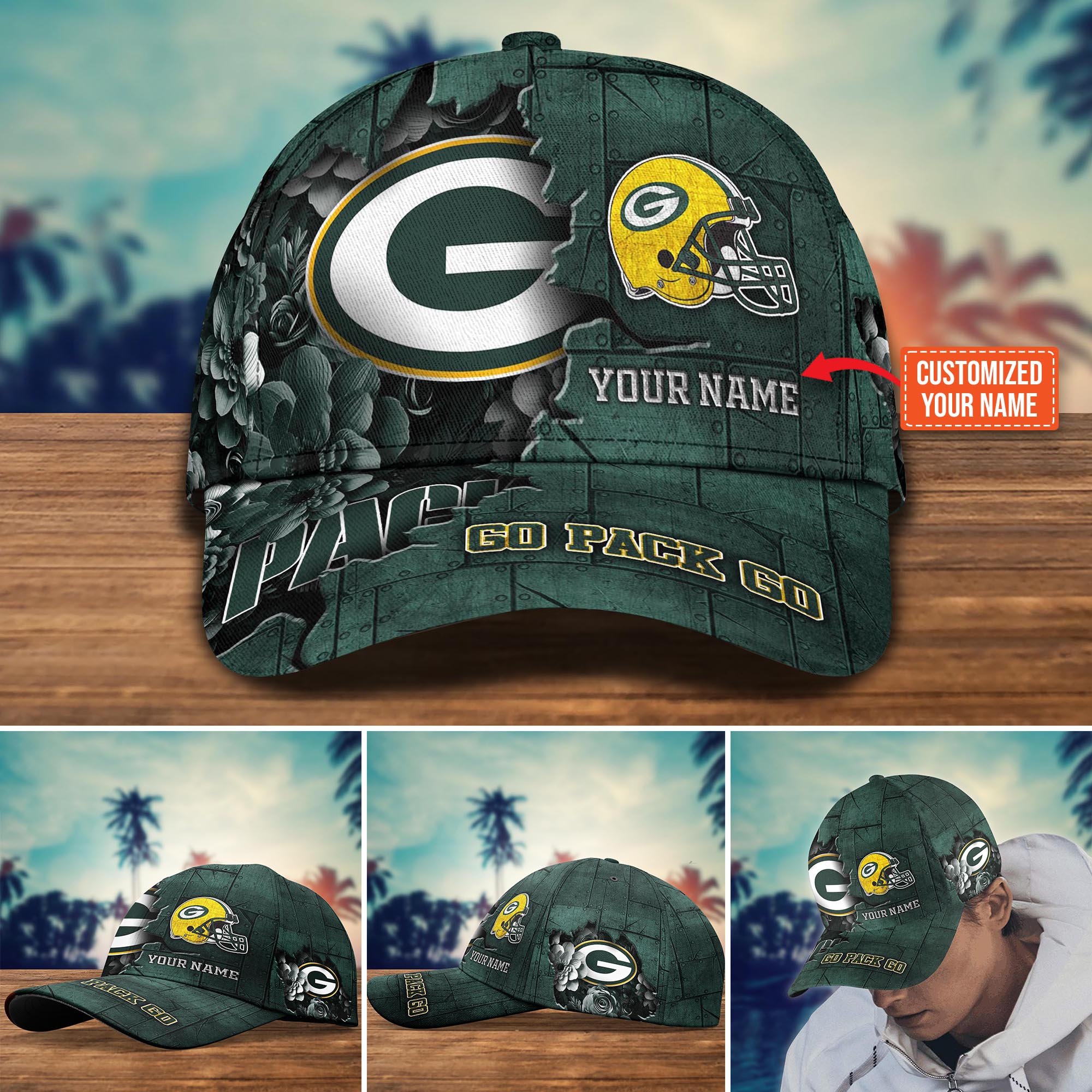 Green Bay Packers Custom New Arrivals Trending Cap H51472