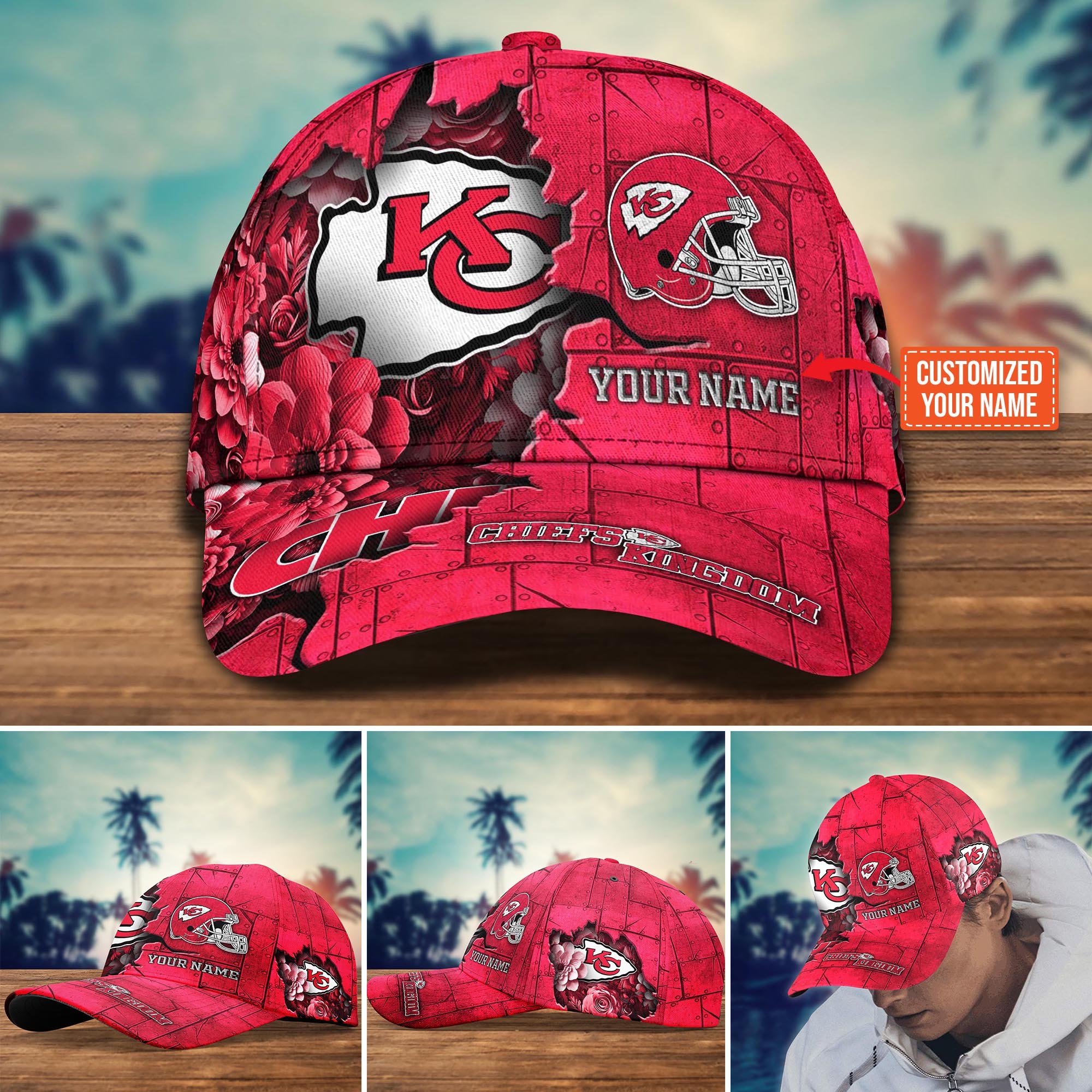 Kansas City Chiefs Custom New Arrivals Trending Cap H51472