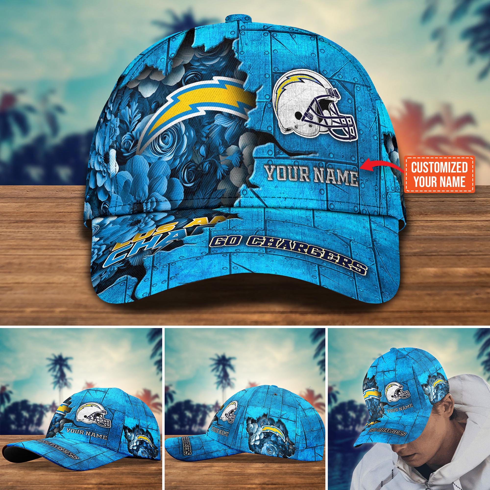 Los Angeles Chargers Custom New Arrivals Trending Cap H51472