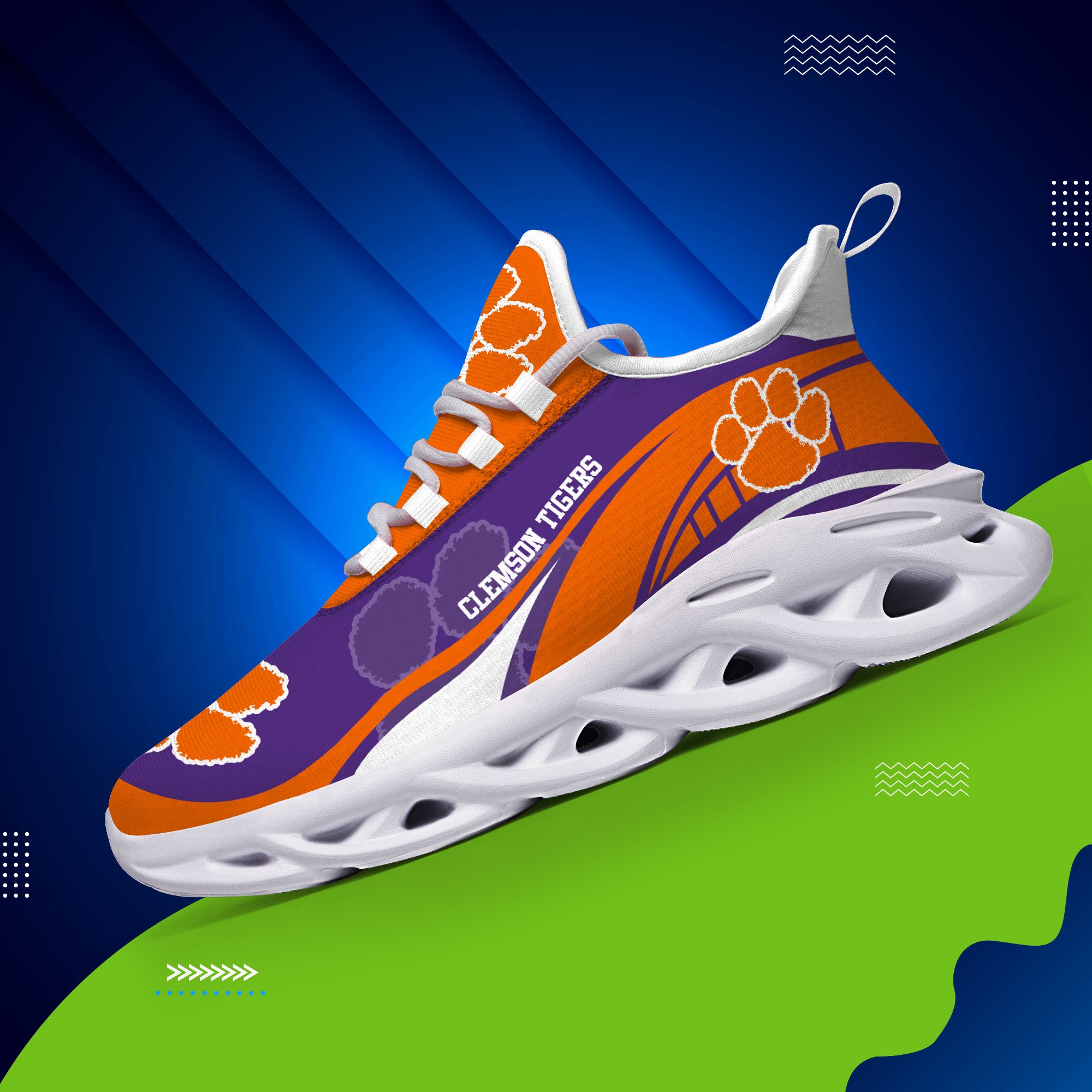 Clemson Tigers Sneakers Max Soul Trending New Arrivals T51190