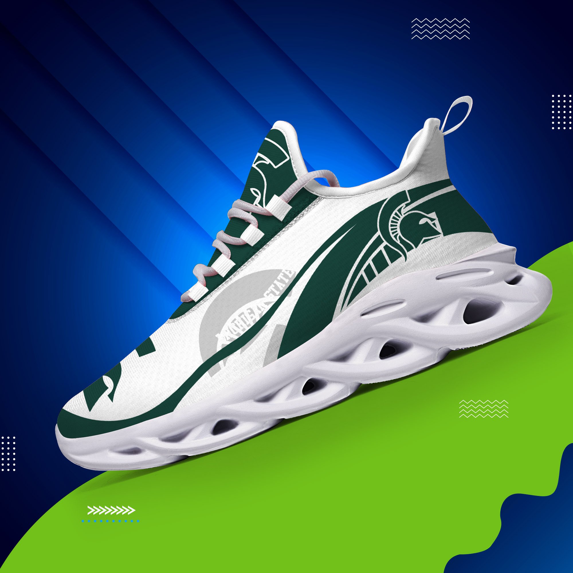 Michigan State Spartans Sneakers Max Soul Trending New Arrivals T51190