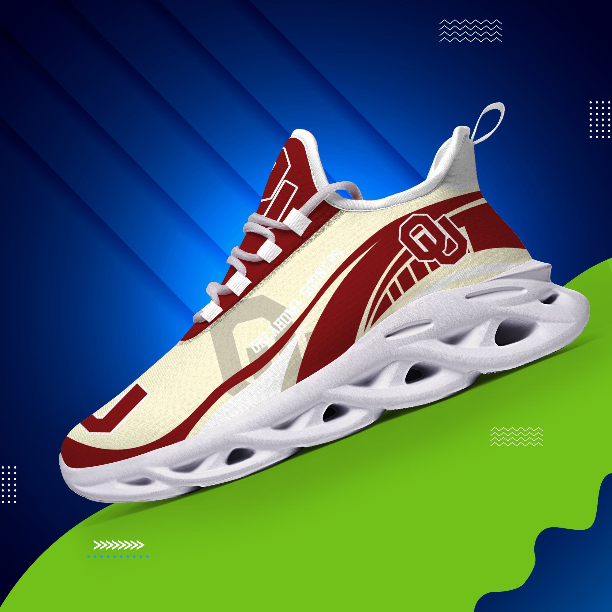 Oklahoma Sooners Sneakers Max Soul Trending New Arrivals T51190