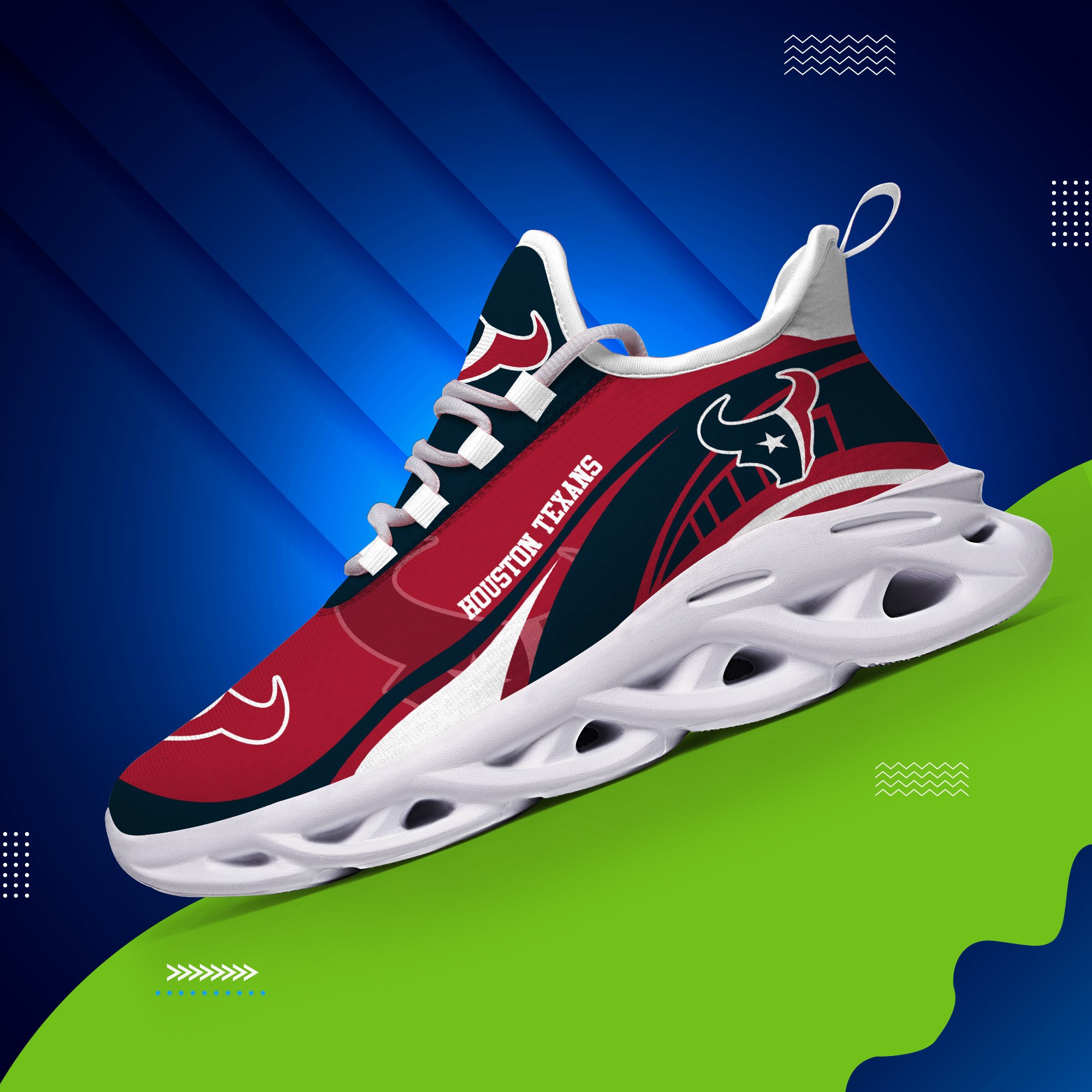 Houston Texans Sneakers Max Soul Trending New Arrivals T51190