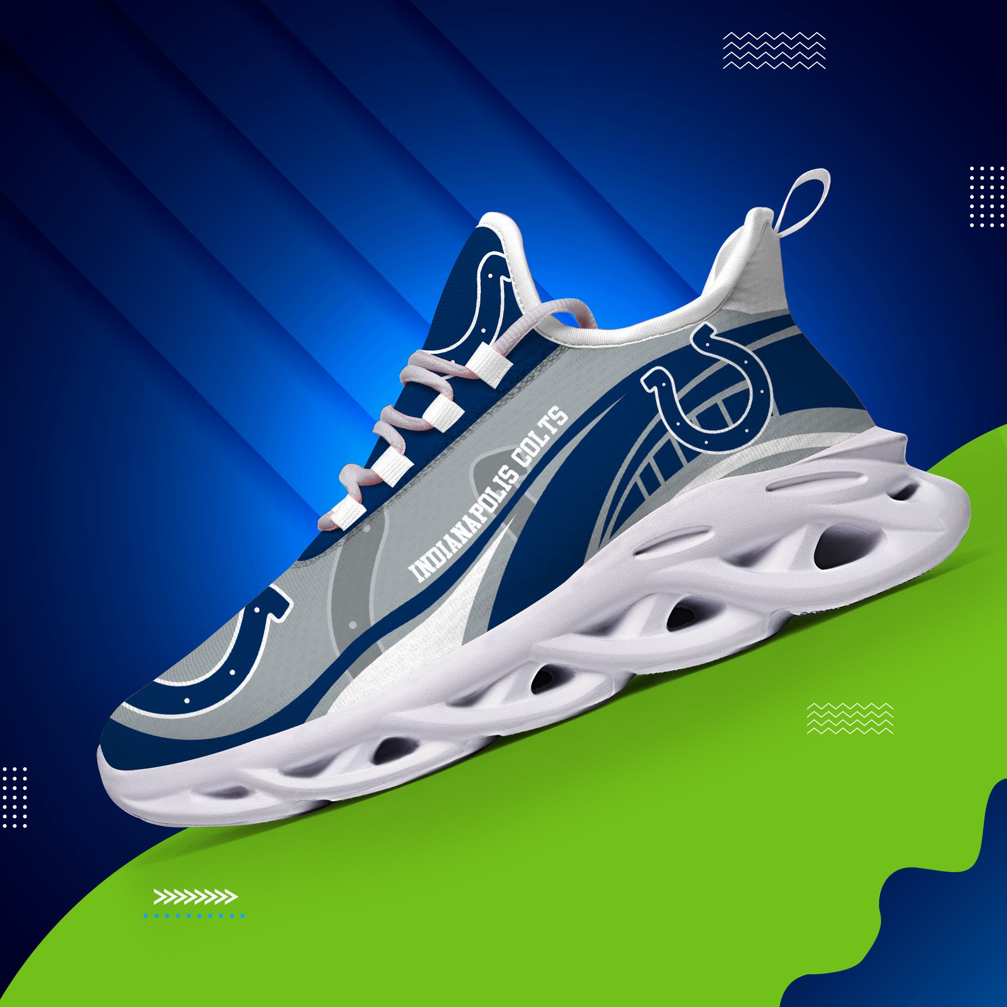 Indianapolis Colts Sneakers Max Soul Trending New Arrivals T51190